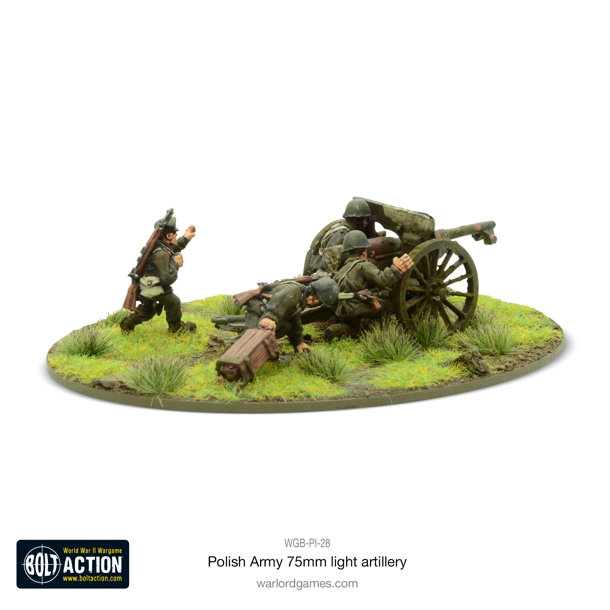 Polish Army 75mm light artillery - Image 3