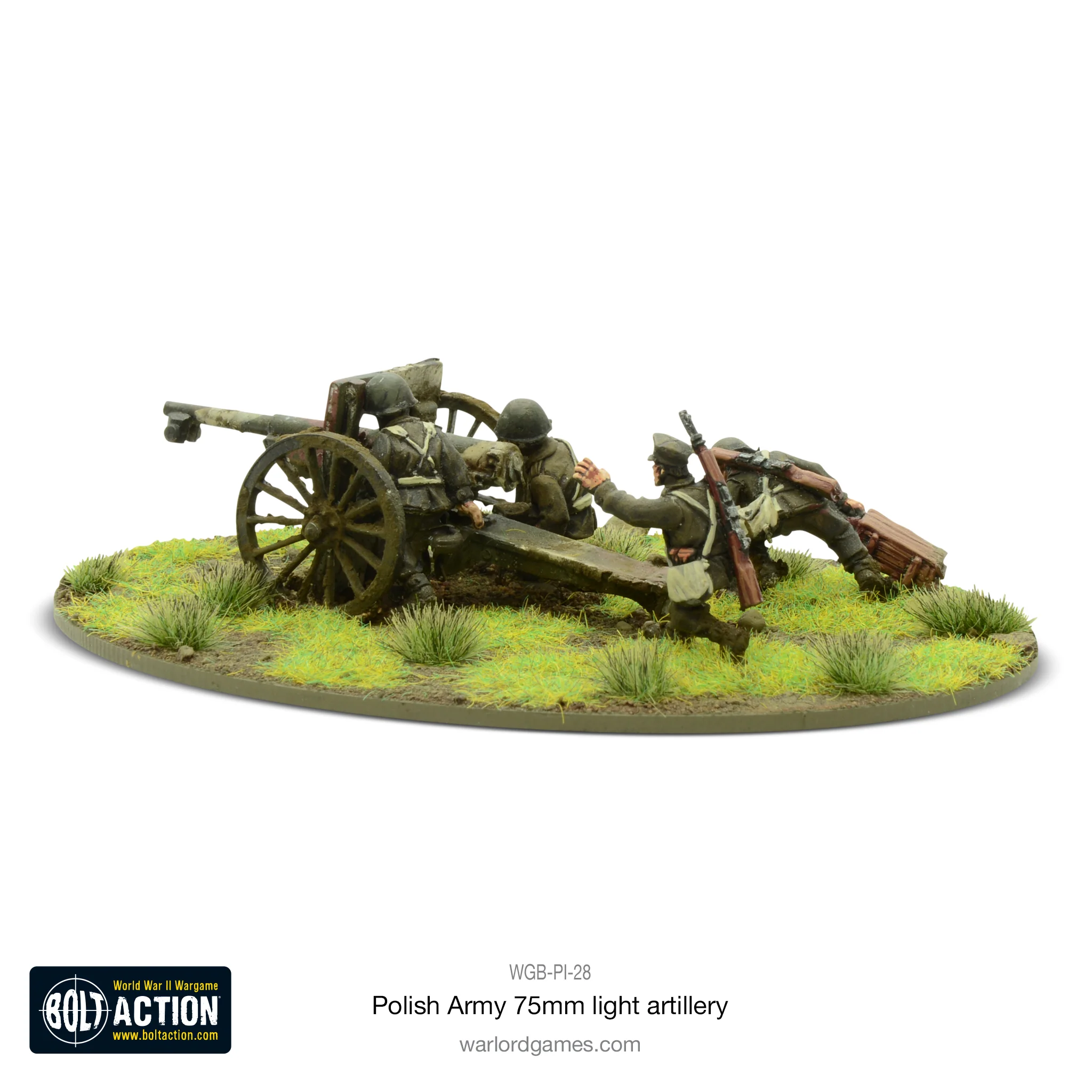 Polish Army 75mm light artillery - Image 4