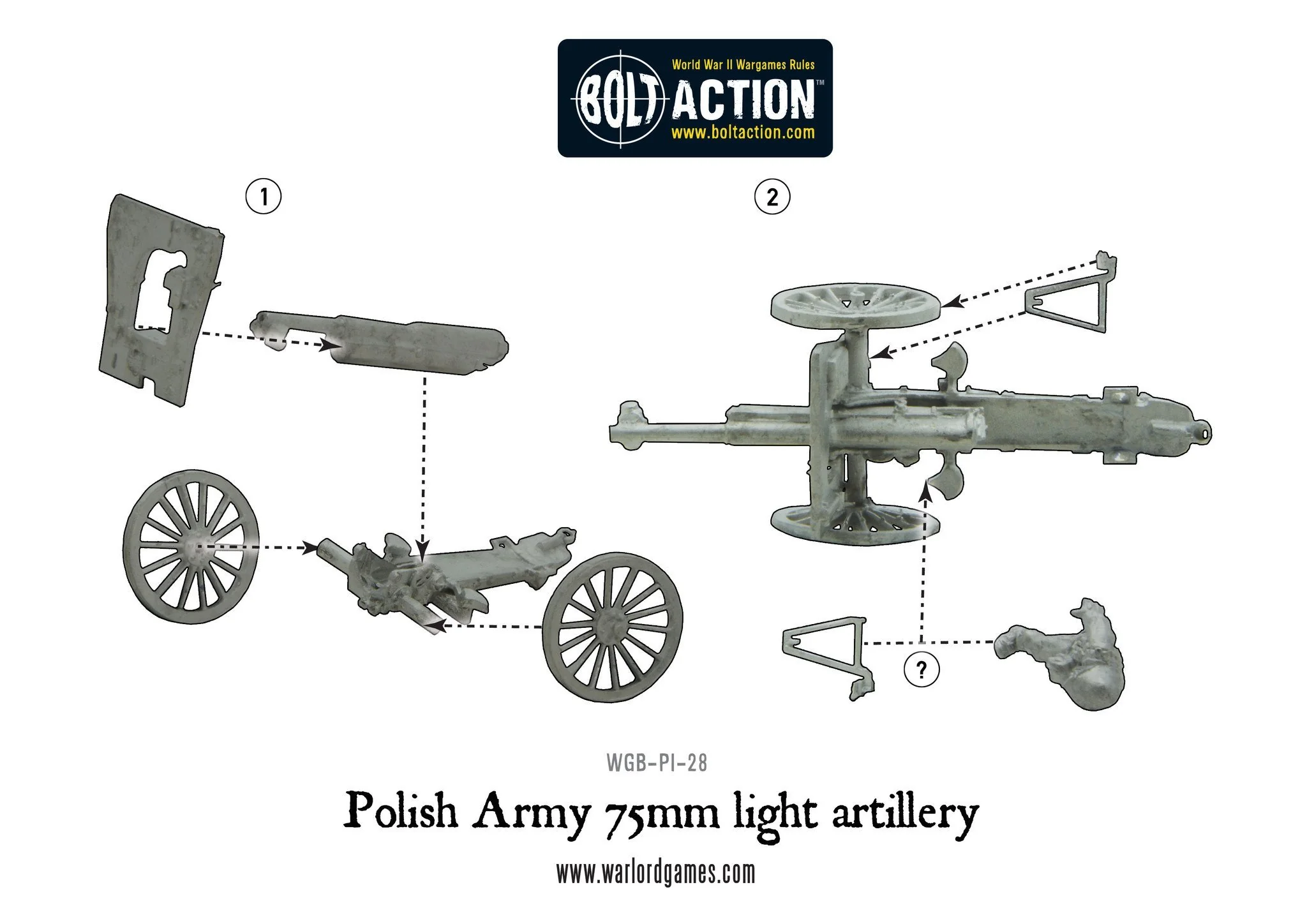 Polish Army 75mm light artillery - Image 5