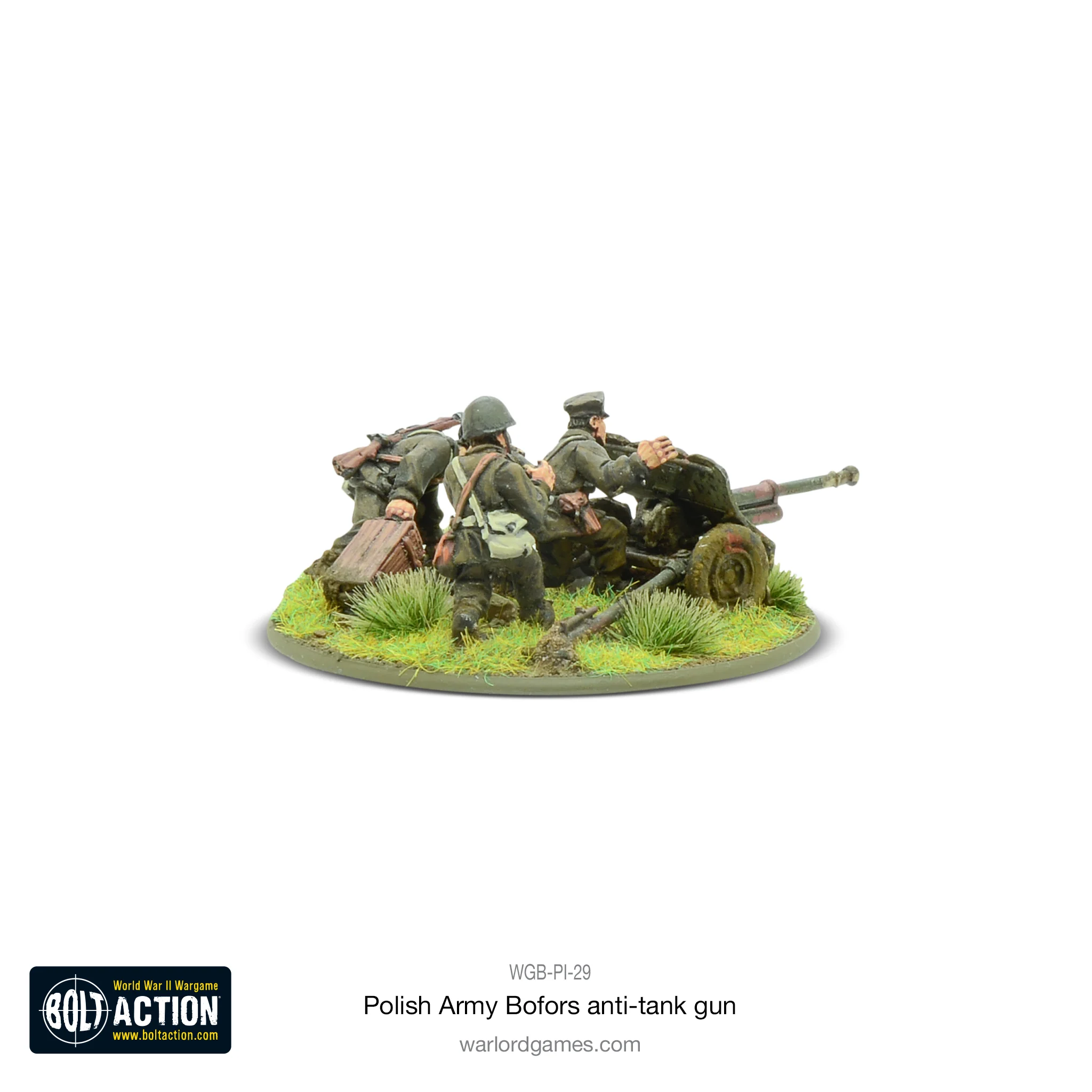 Polish Army Bofors 37mm anti-tank gun - Image 3
