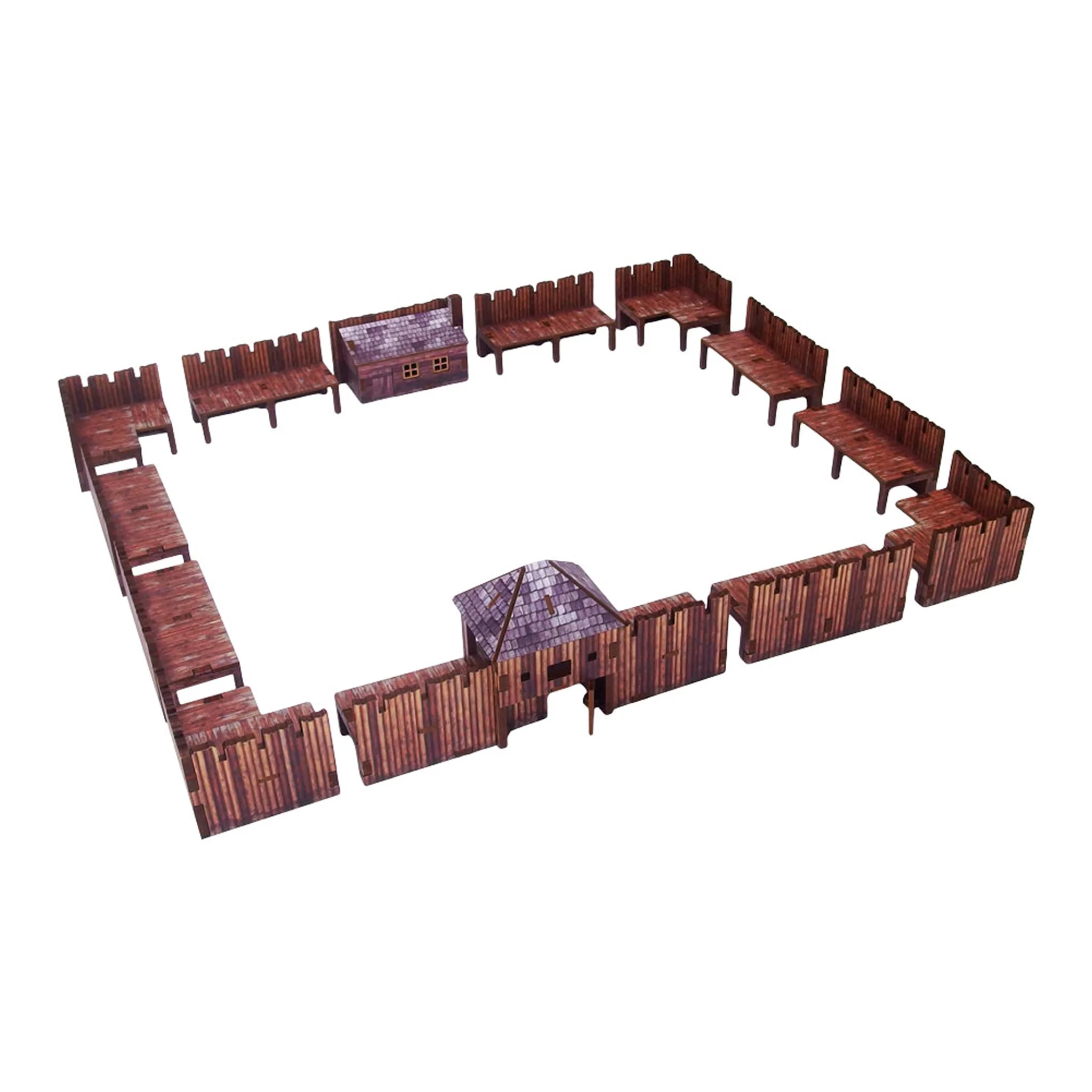 Pre-Painted American Fort (Epic Battles Scale) - Image 2