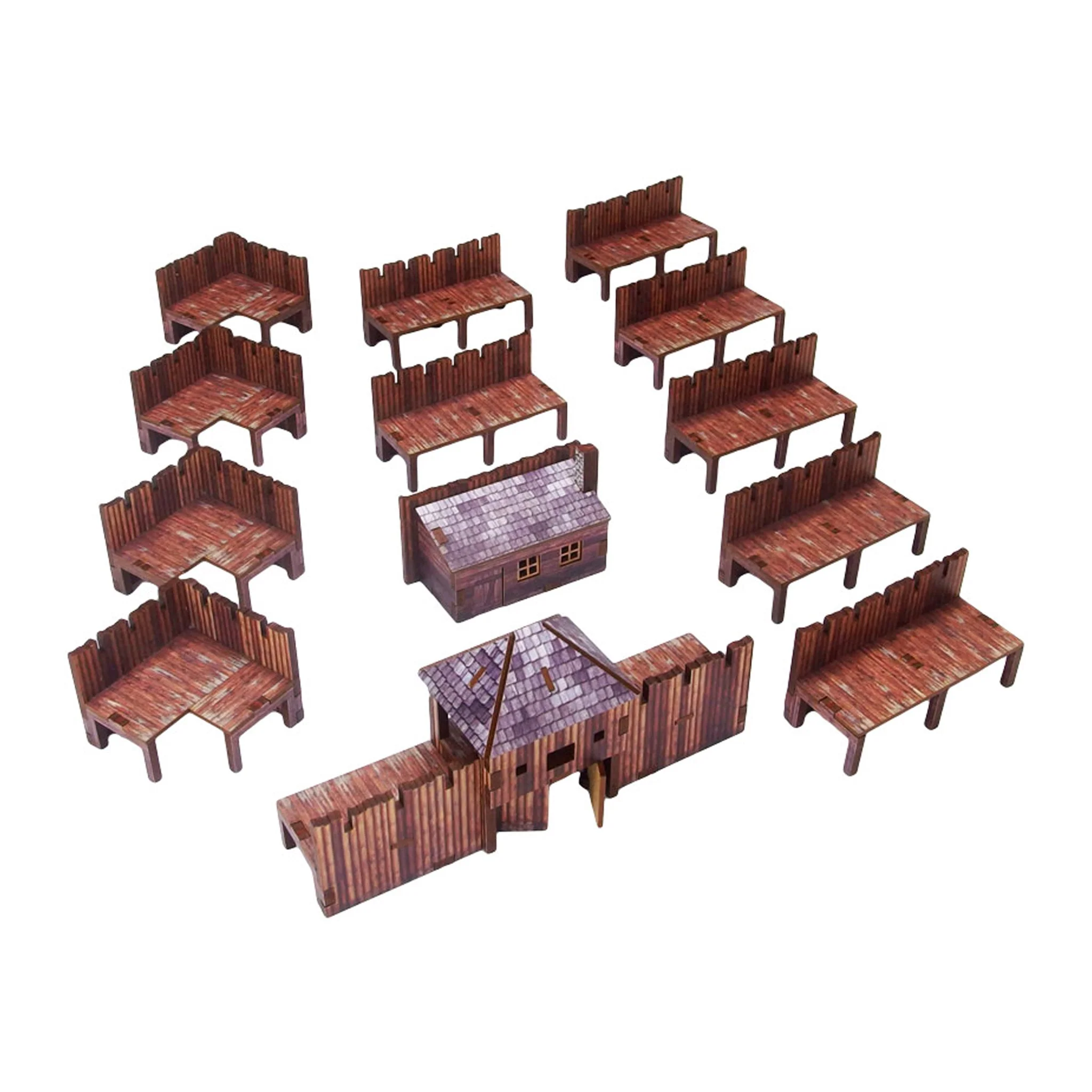 Pre-Painted American Fort (Epic Battles Scale) - Image 3