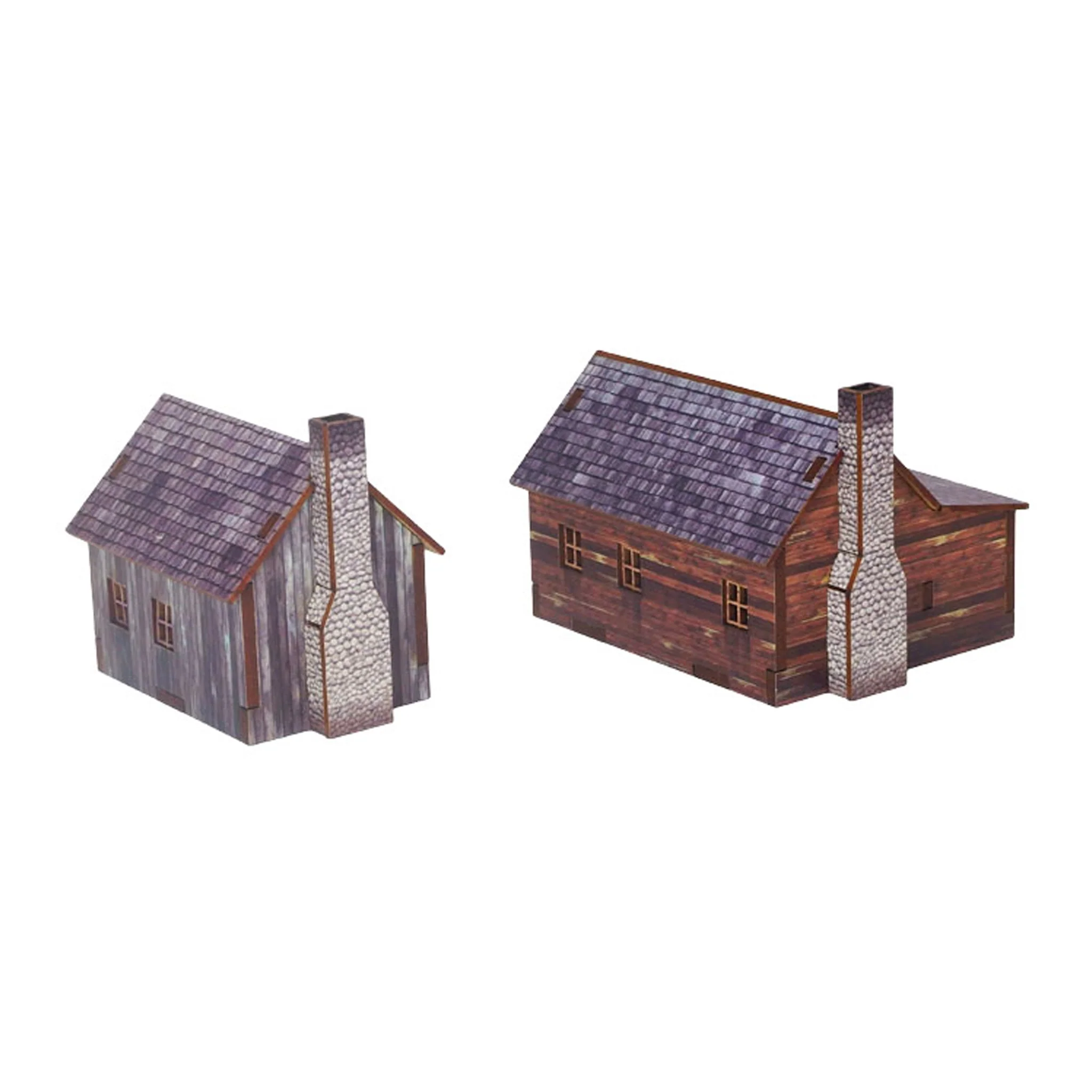 Pre-Painted American Houses (Epic Battles Scale) - Image 3