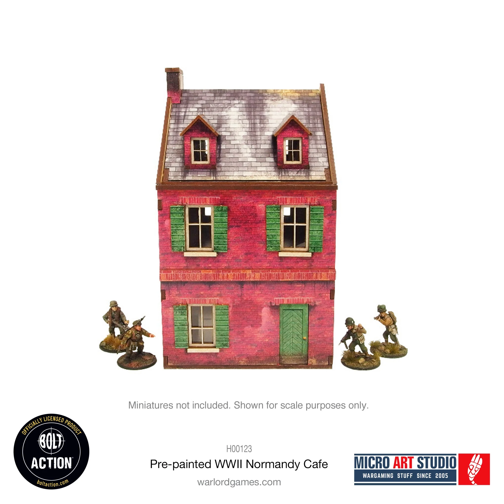 Pre-painted WW2 Normandy Cafe - Image 3
