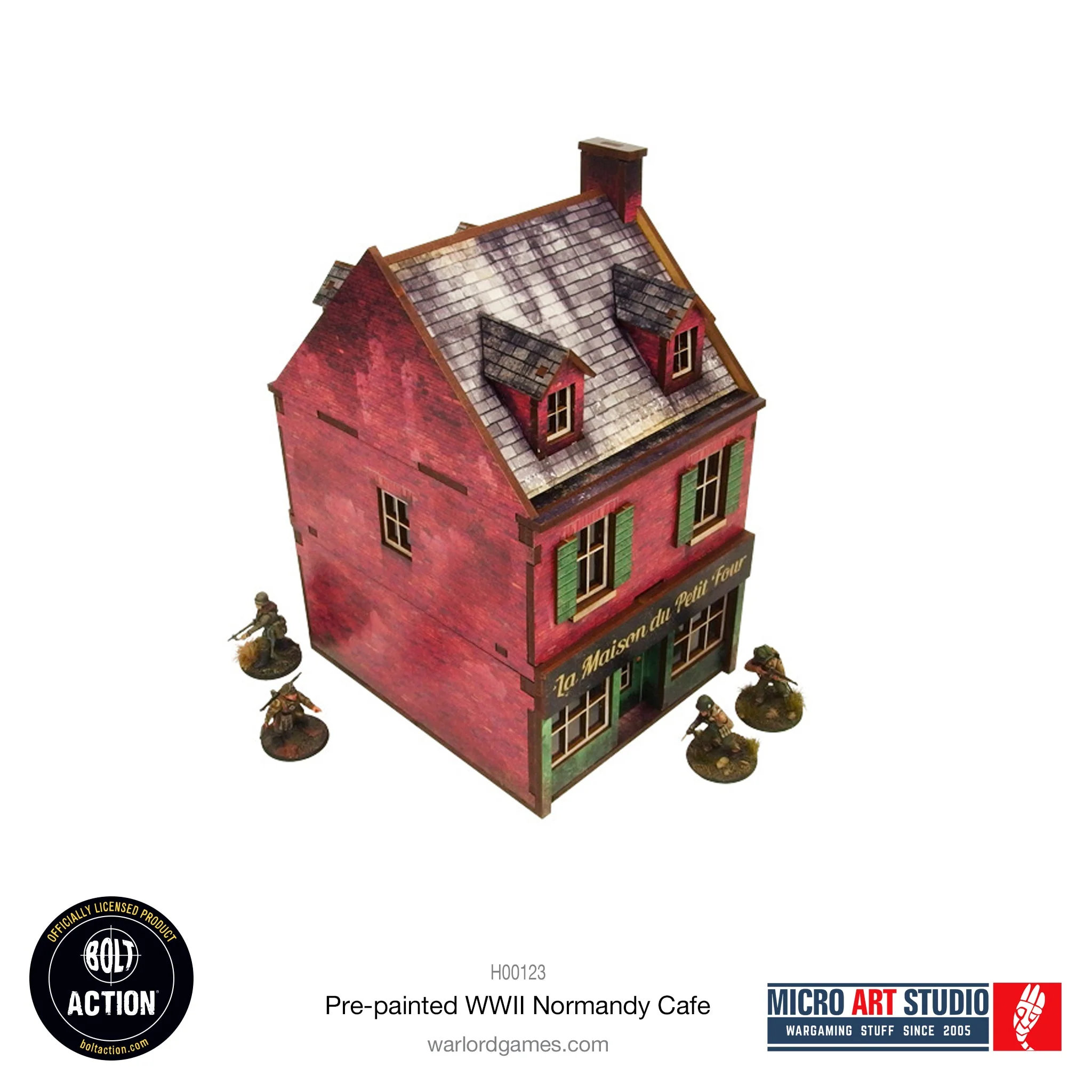 Pre-painted WW2 Normandy Cafe - Image 4