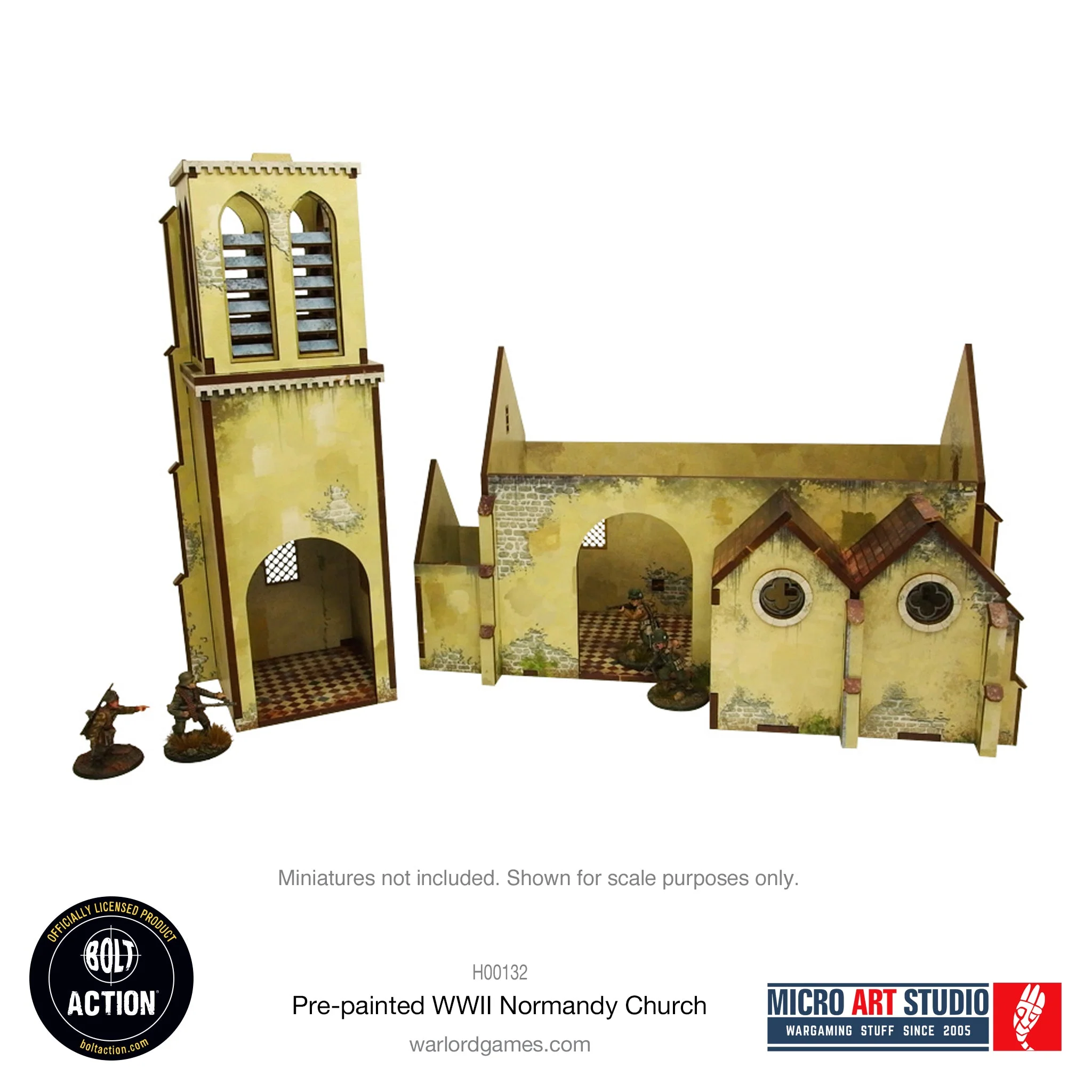 Pre-painted WW2 Normandy Church - Image 10