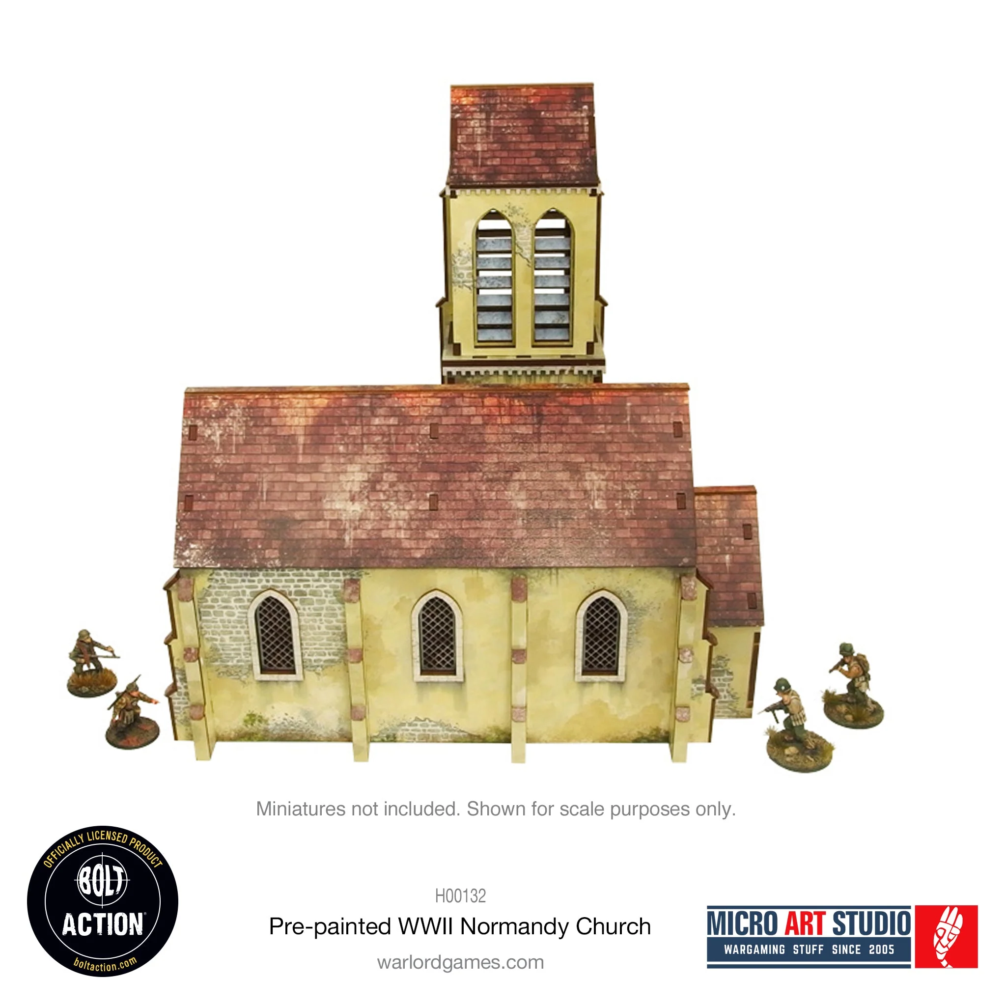 Pre-painted WW2 Normandy Church - Image 4