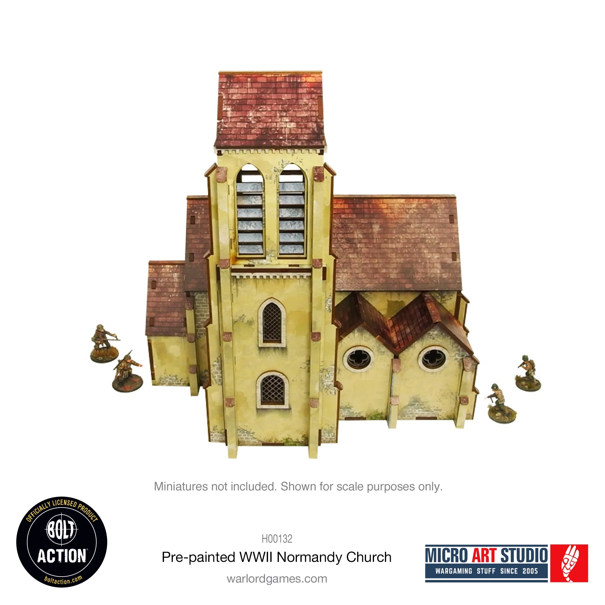 Pre-painted WW2 Normandy Church - Image 5