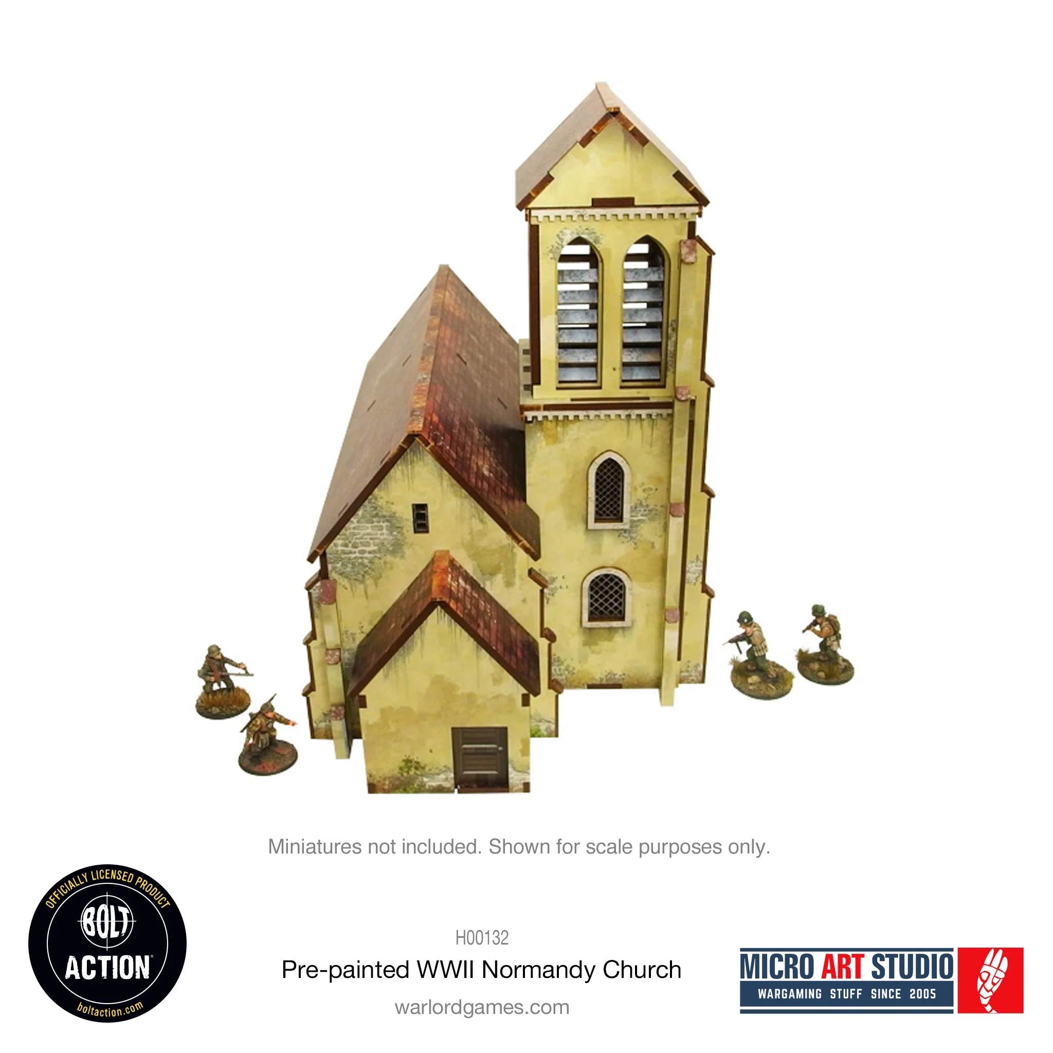 Pre-painted WW2 Normandy Church - Image 6