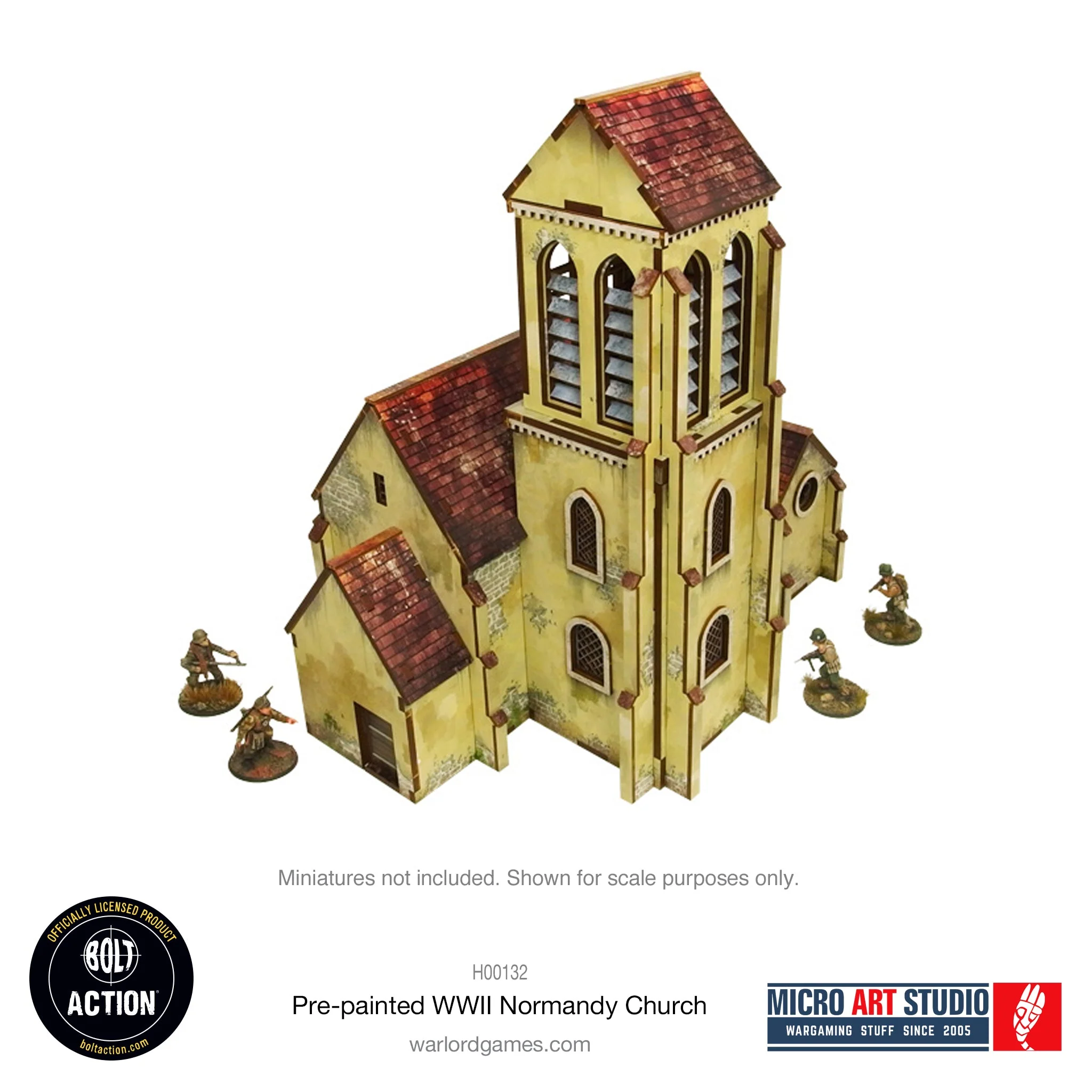 Pre-painted WW2 Normandy Church - Image 7