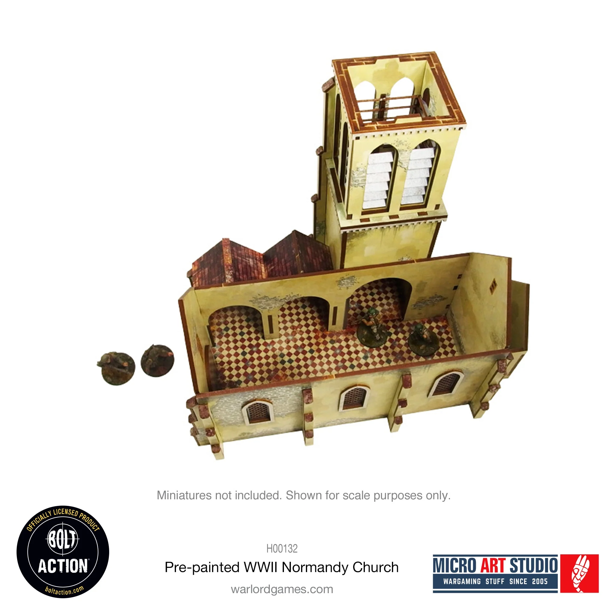 Pre-painted WW2 Normandy Church - Image 8
