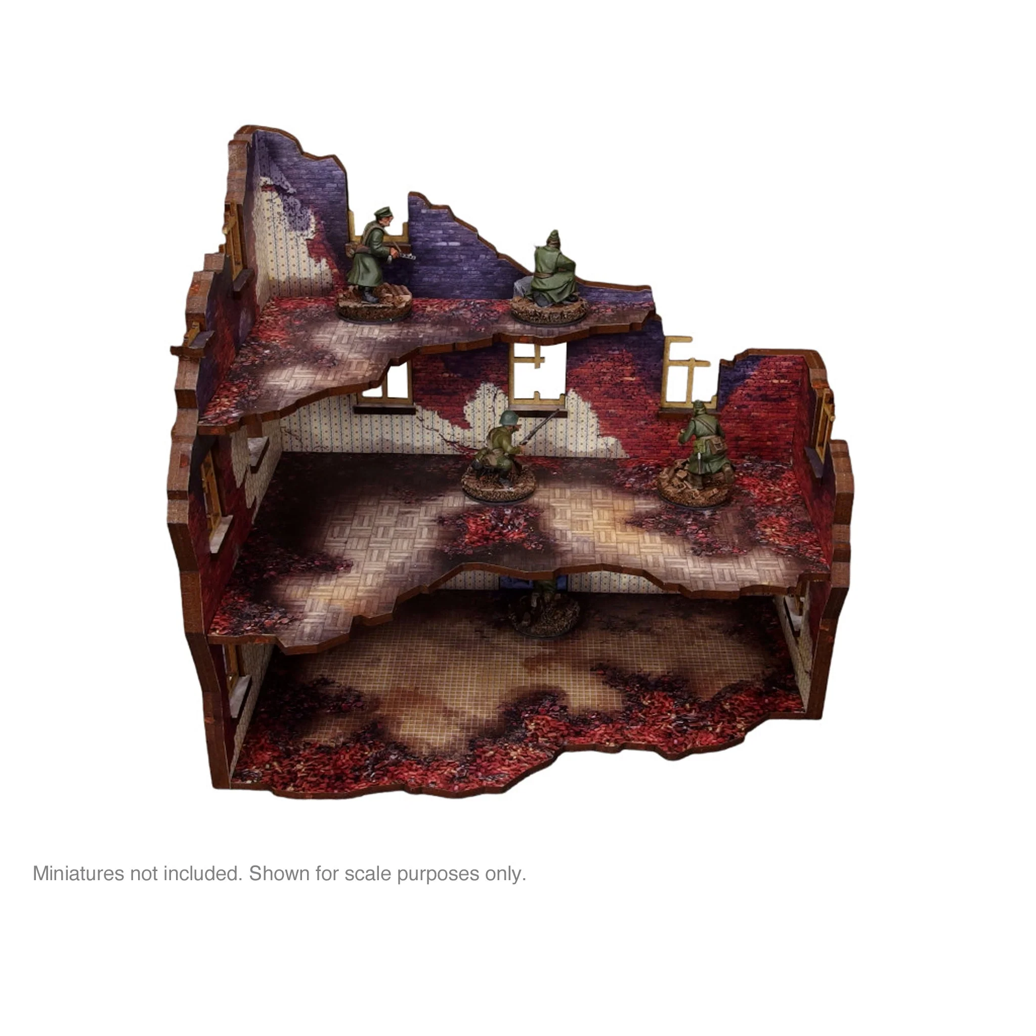 Pre-Painted WW2 Ostfront Stalingrad Apartment Block Front - Image 12