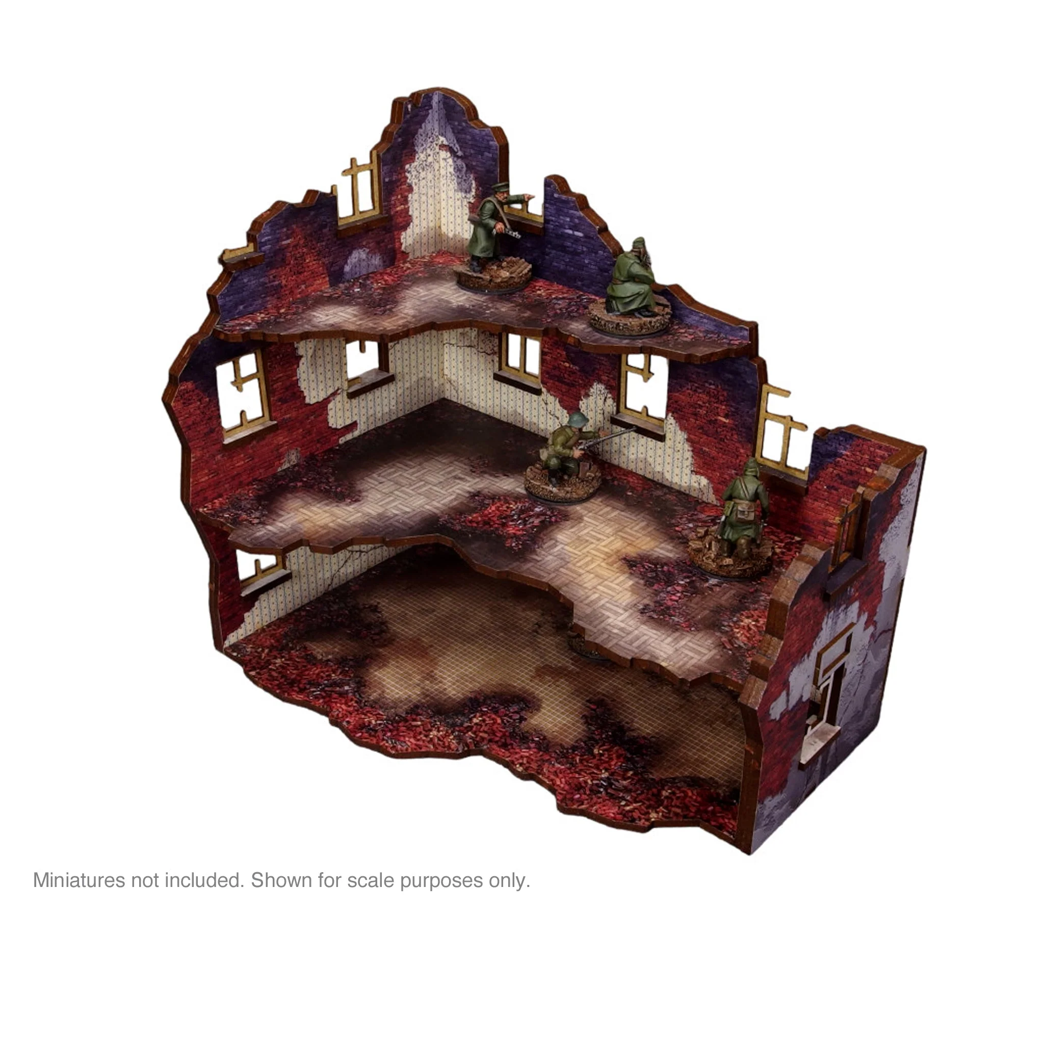 Pre-Painted WW2 Ostfront Stalingrad Apartment Block Front - Image 13