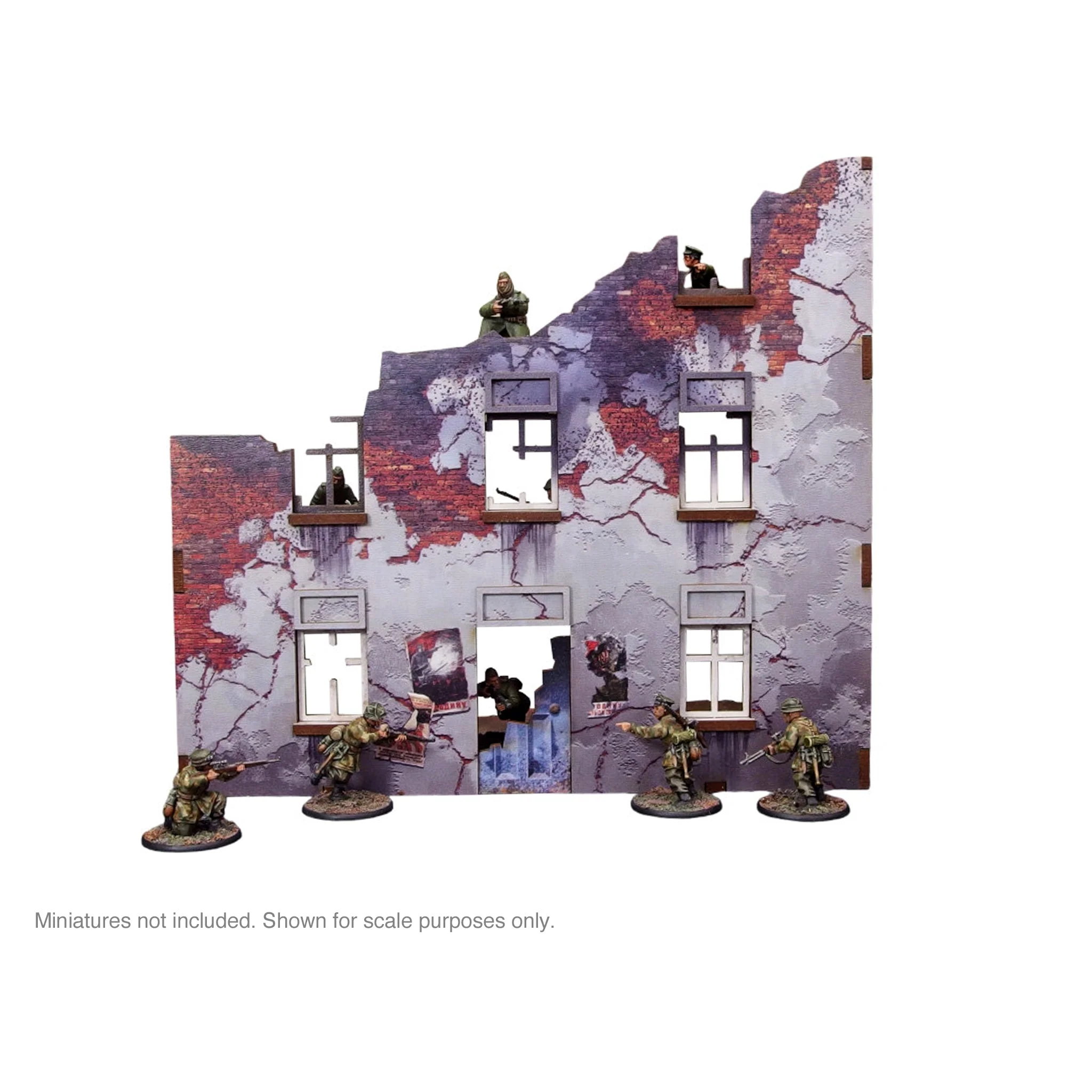 Pre-Painted WW2 Ostfront Stalingrad Apartment Block Front - Image 14