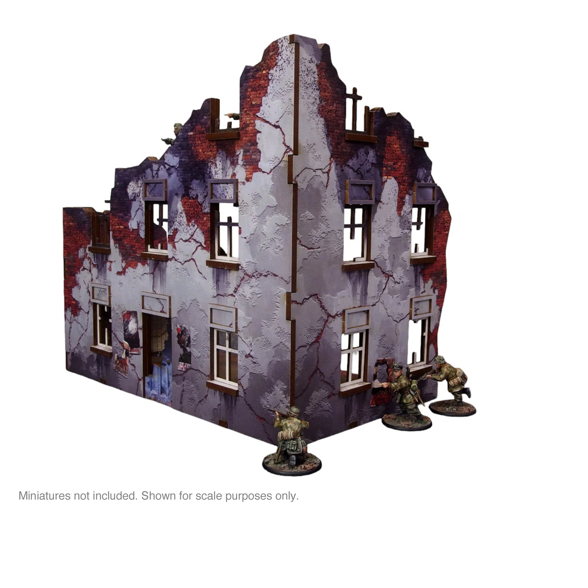 Pre-Painted WW2 Ostfront Stalingrad Apartment Block Front - Image 15