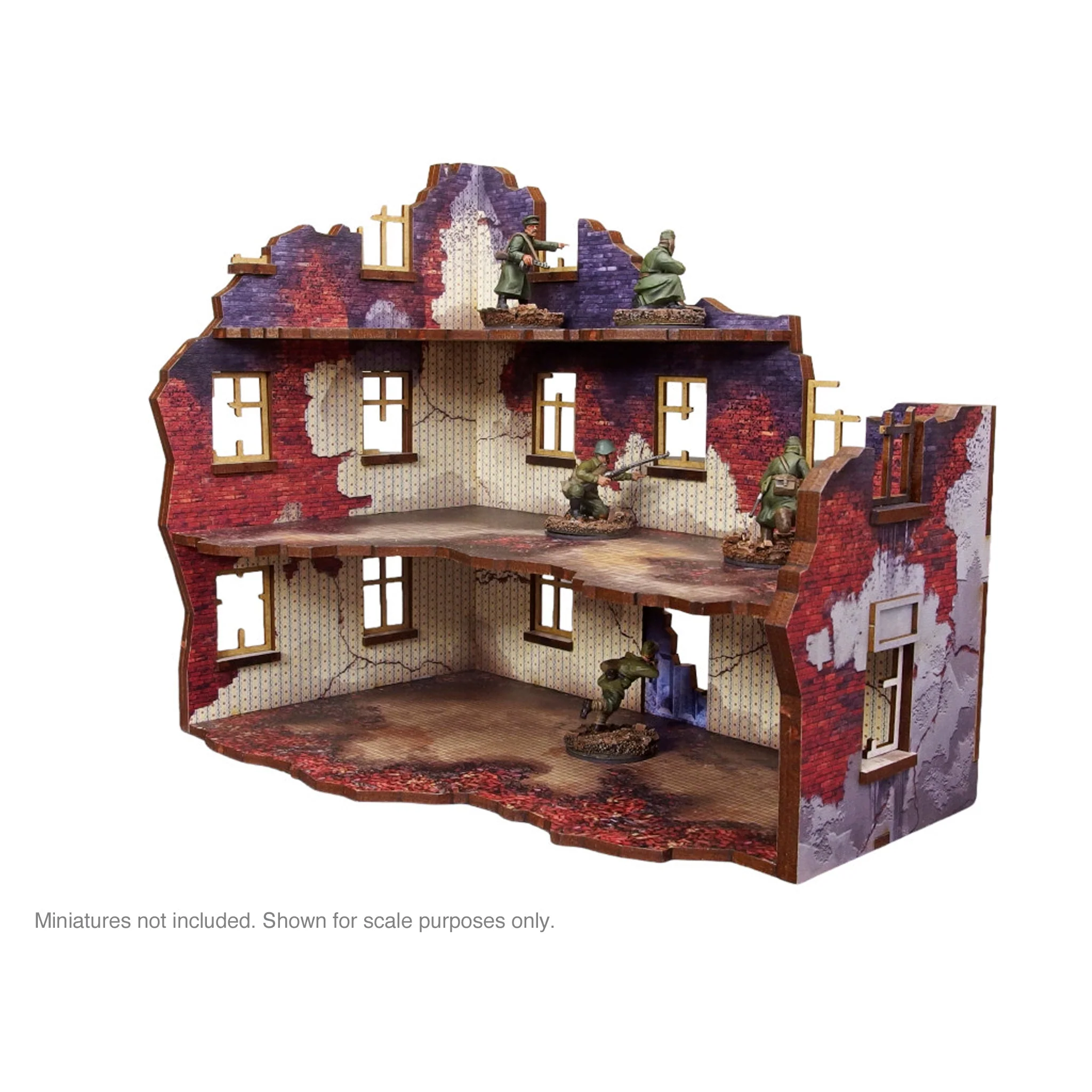 Pre-Painted WW2 Ostfront Stalingrad Apartment Block Front - Image 16
