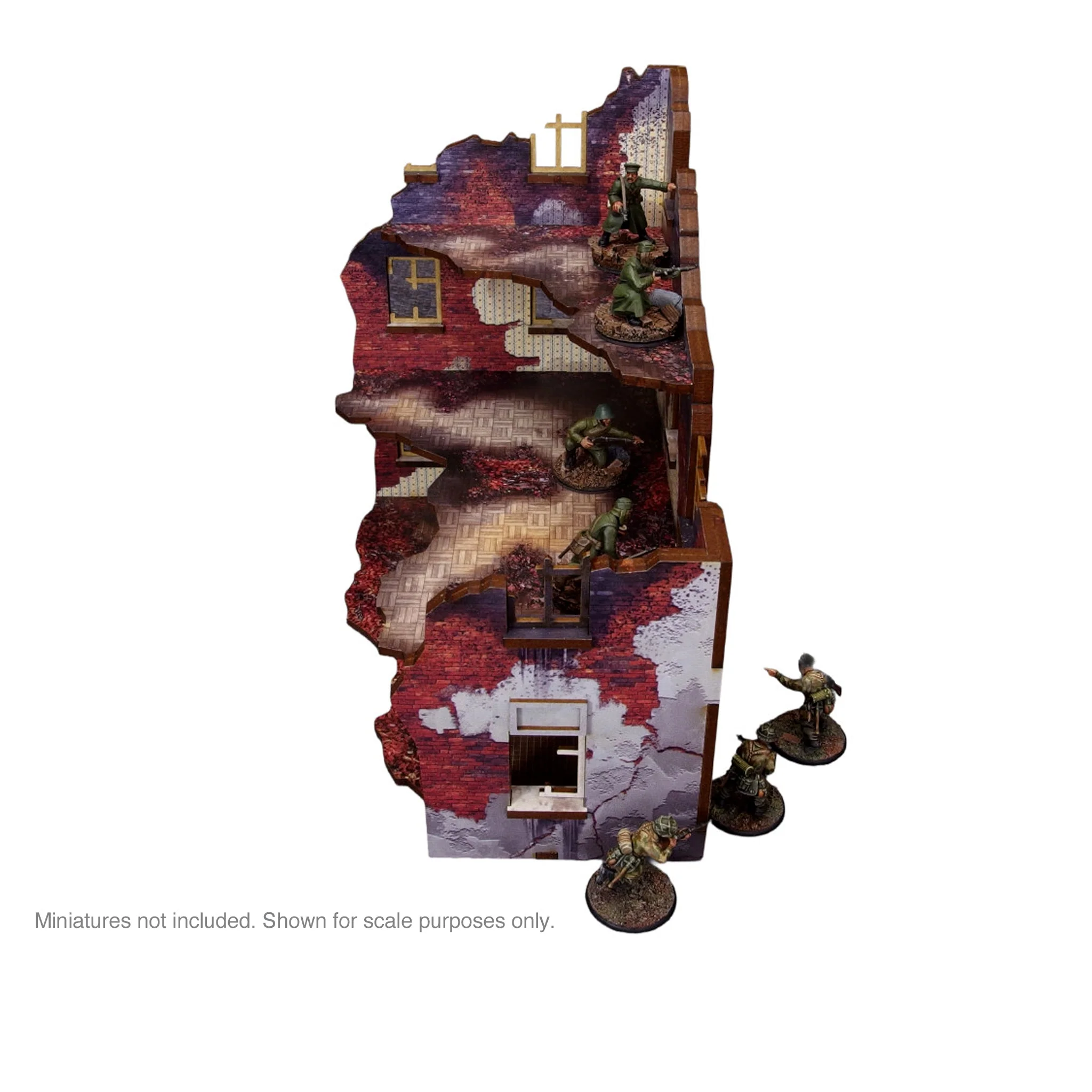 Pre-Painted WW2 Ostfront Stalingrad Apartment Block Front - Image 17