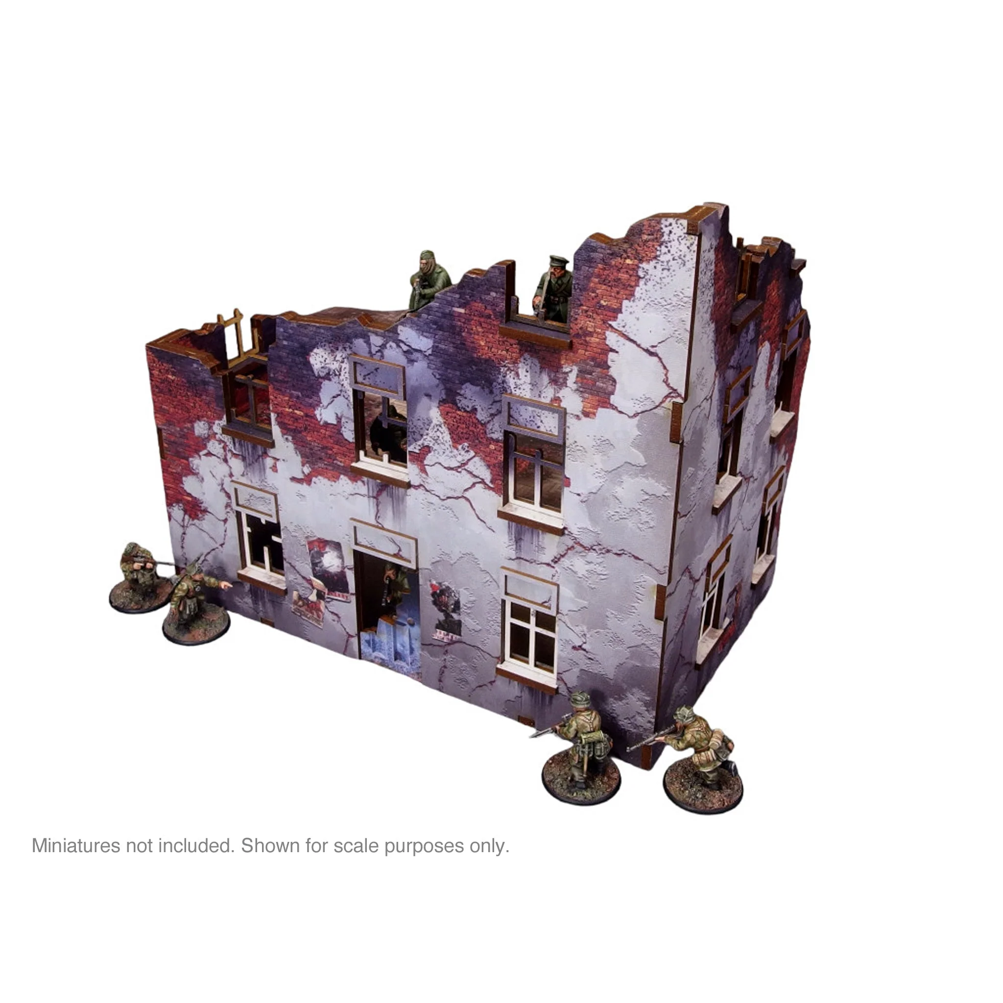 Pre-Painted WW2 Ostfront Stalingrad Apartment Block Front - Image 8