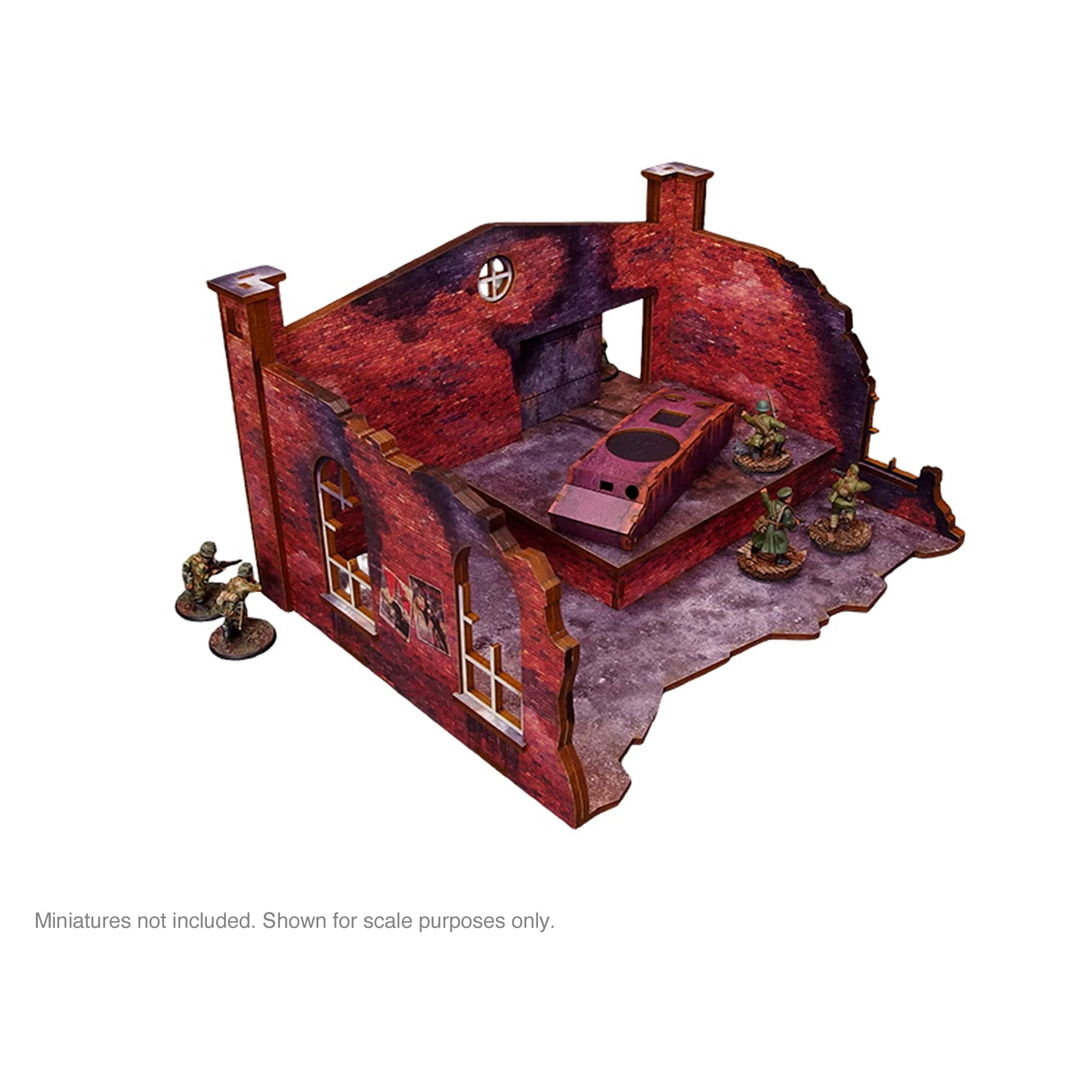 Pre-Painted WW2 Ostfront Stalingrad Factory Back (with ramp) - Image 6