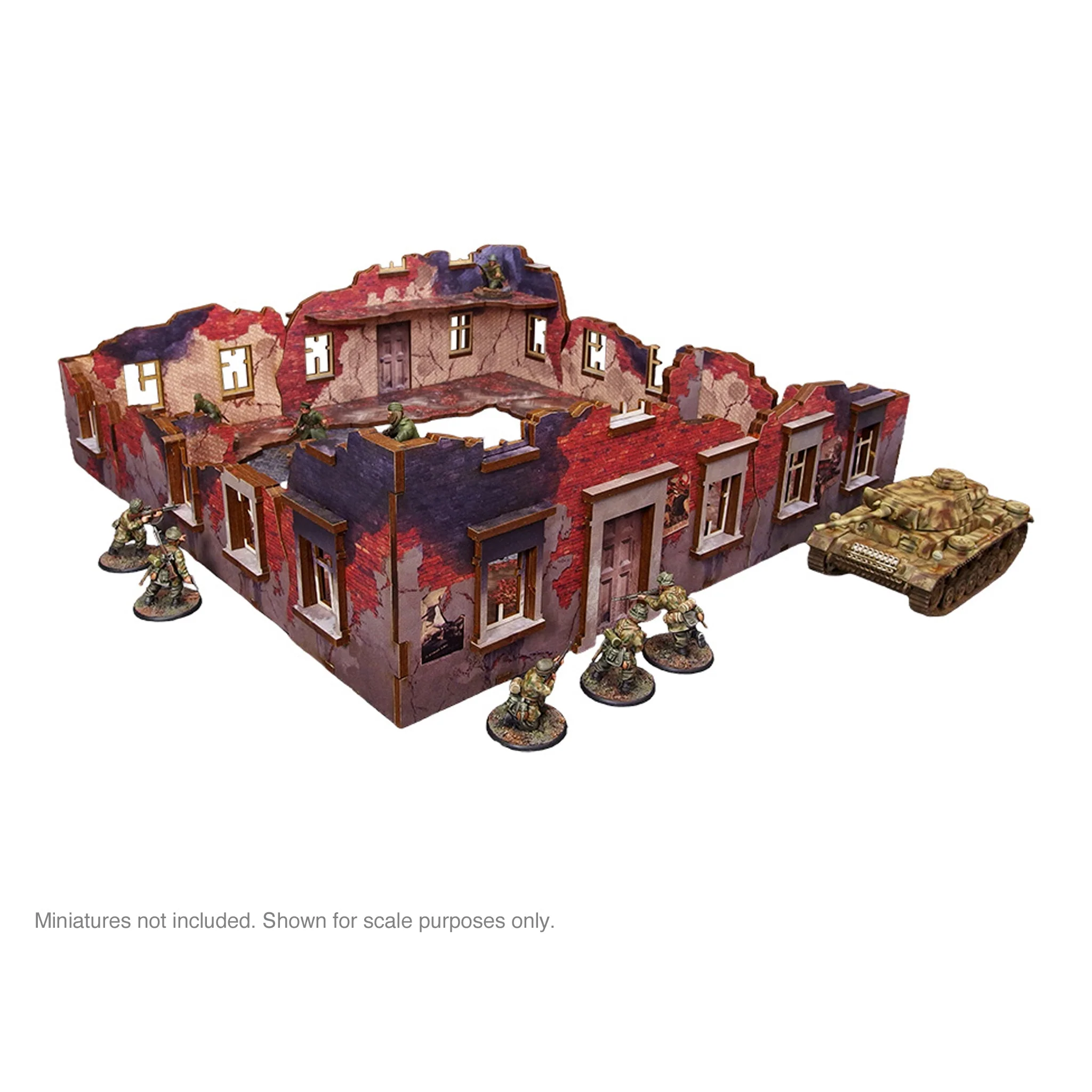 Pre-Painted WW2 Ostfront Stalingrad Ruined Building - Image 10