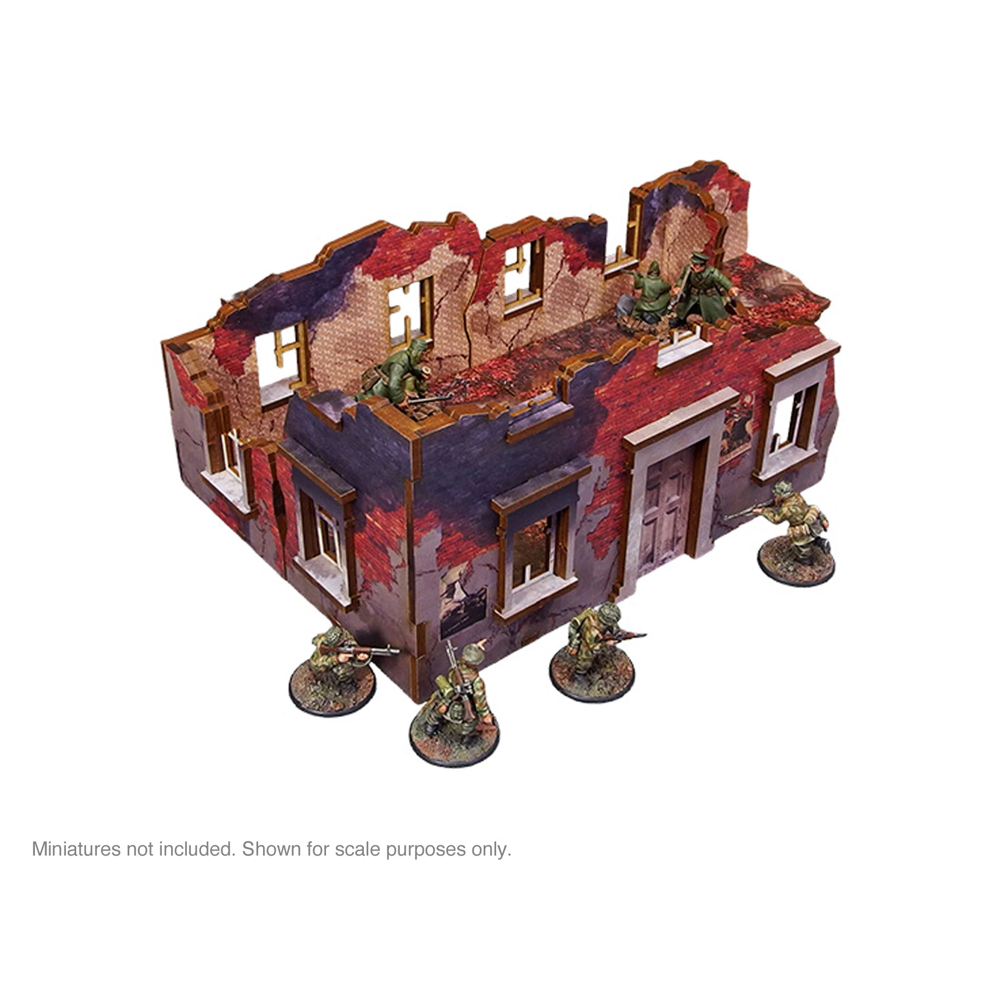 Pre-Painted WW2 Ostfront Stalingrad Ruined Building - Image 3