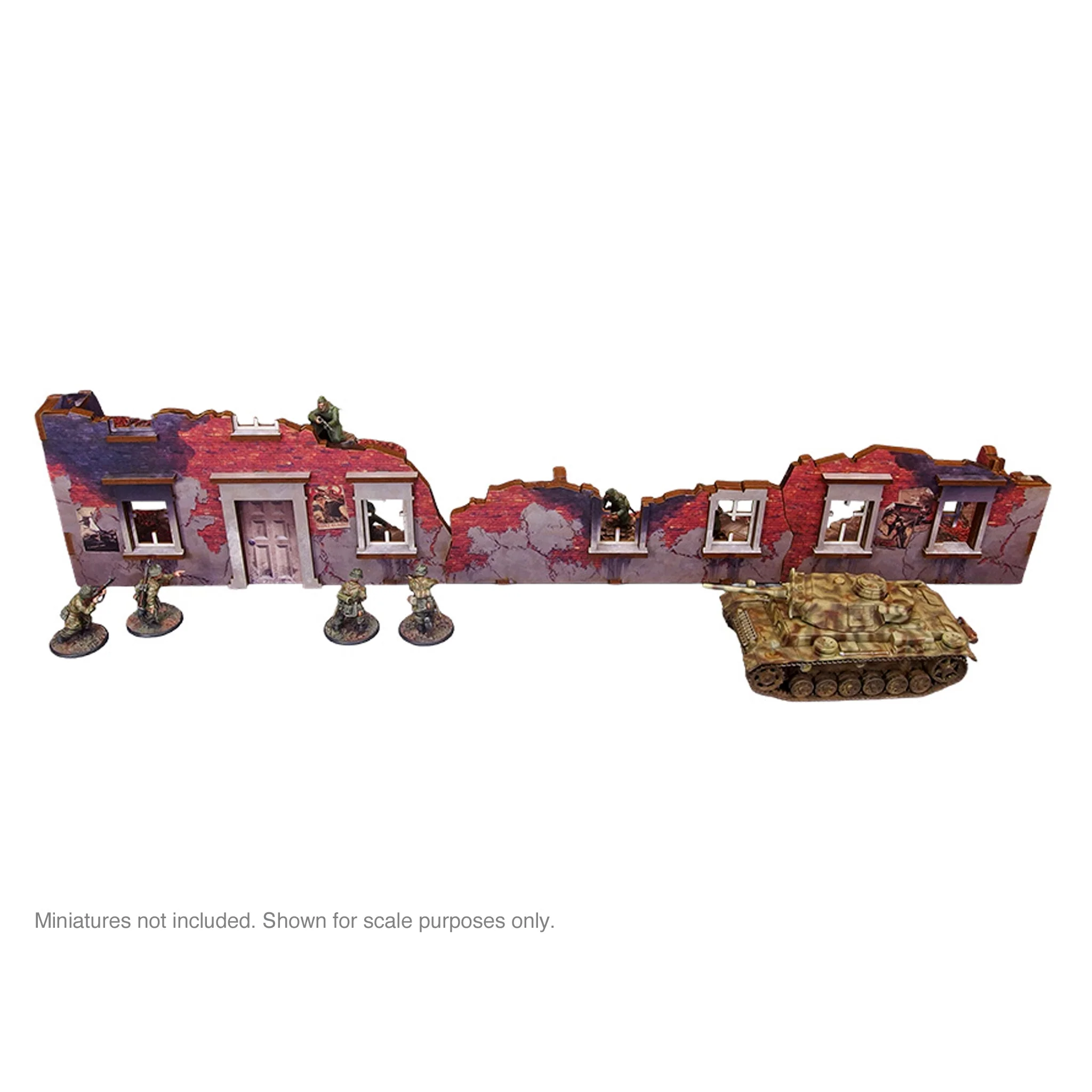 Pre-Painted WW2 Ostfront Stalingrad Ruined Building - Image 5