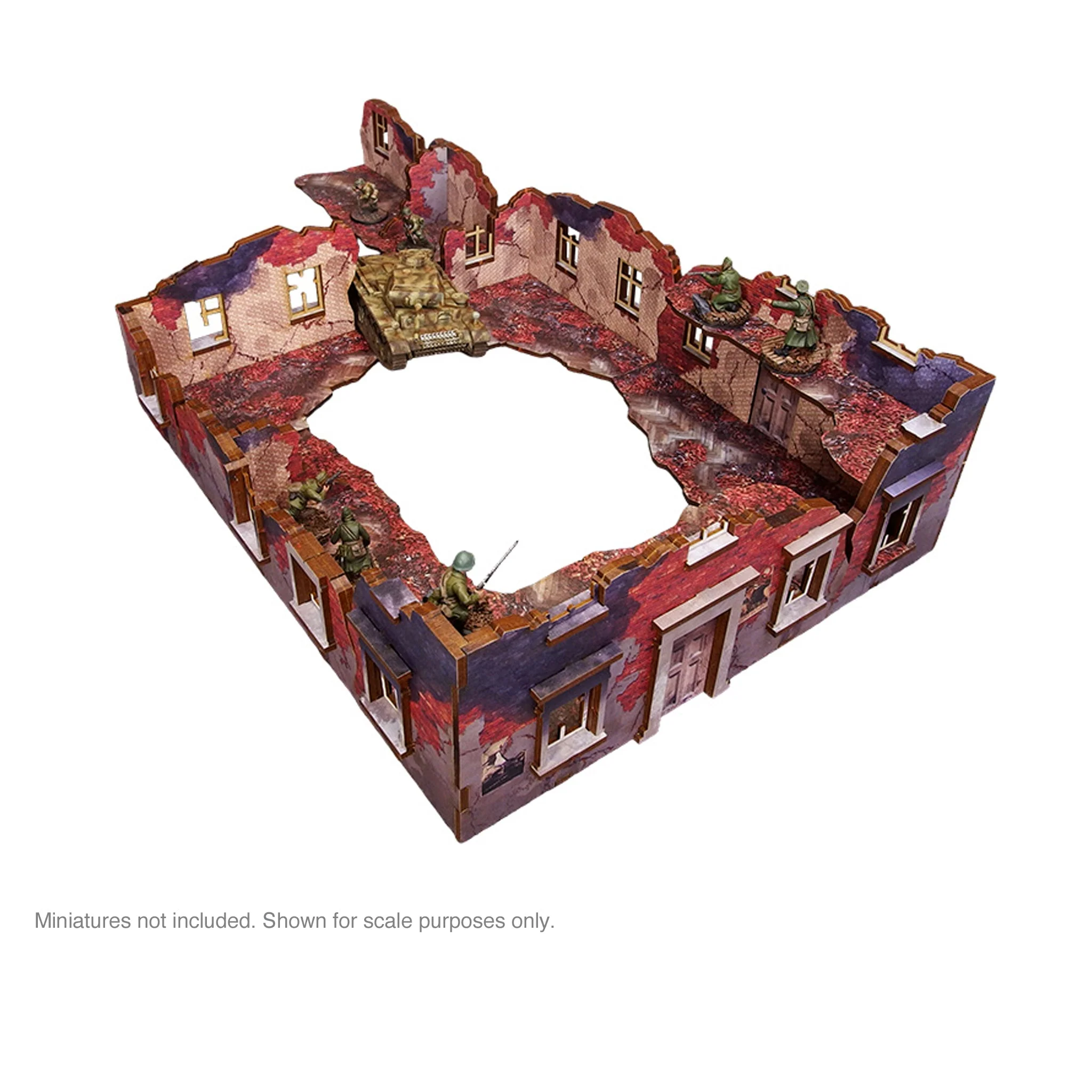 Pre-Painted WW2 Ostfront Stalingrad Ruined Building - Image 6