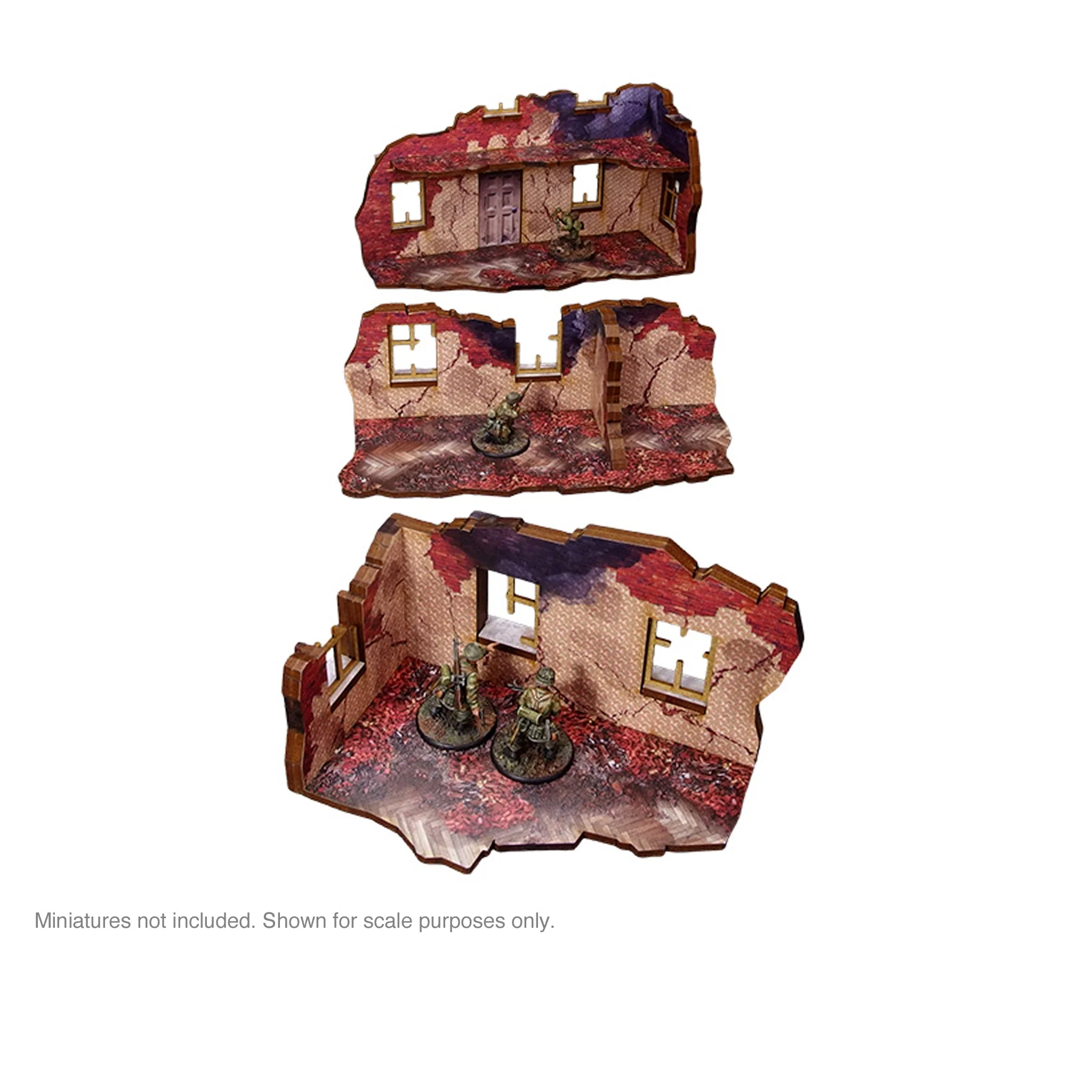 Pre-Painted WW2 Ostfront Stalingrad Ruined Building - Image 8