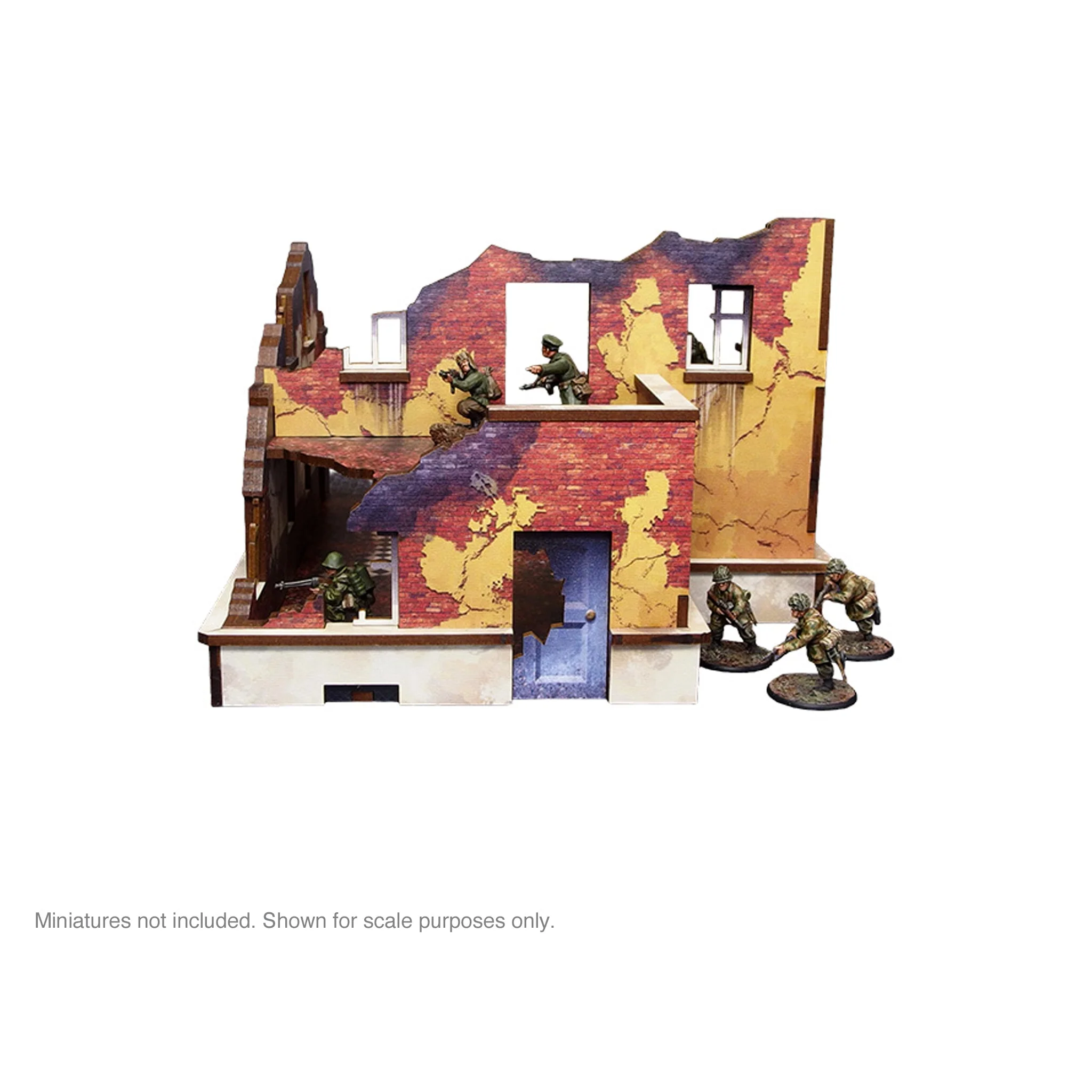 Pre-Painted WW2 Ostfront Stalingrad School Left (with balcony) - Image 10