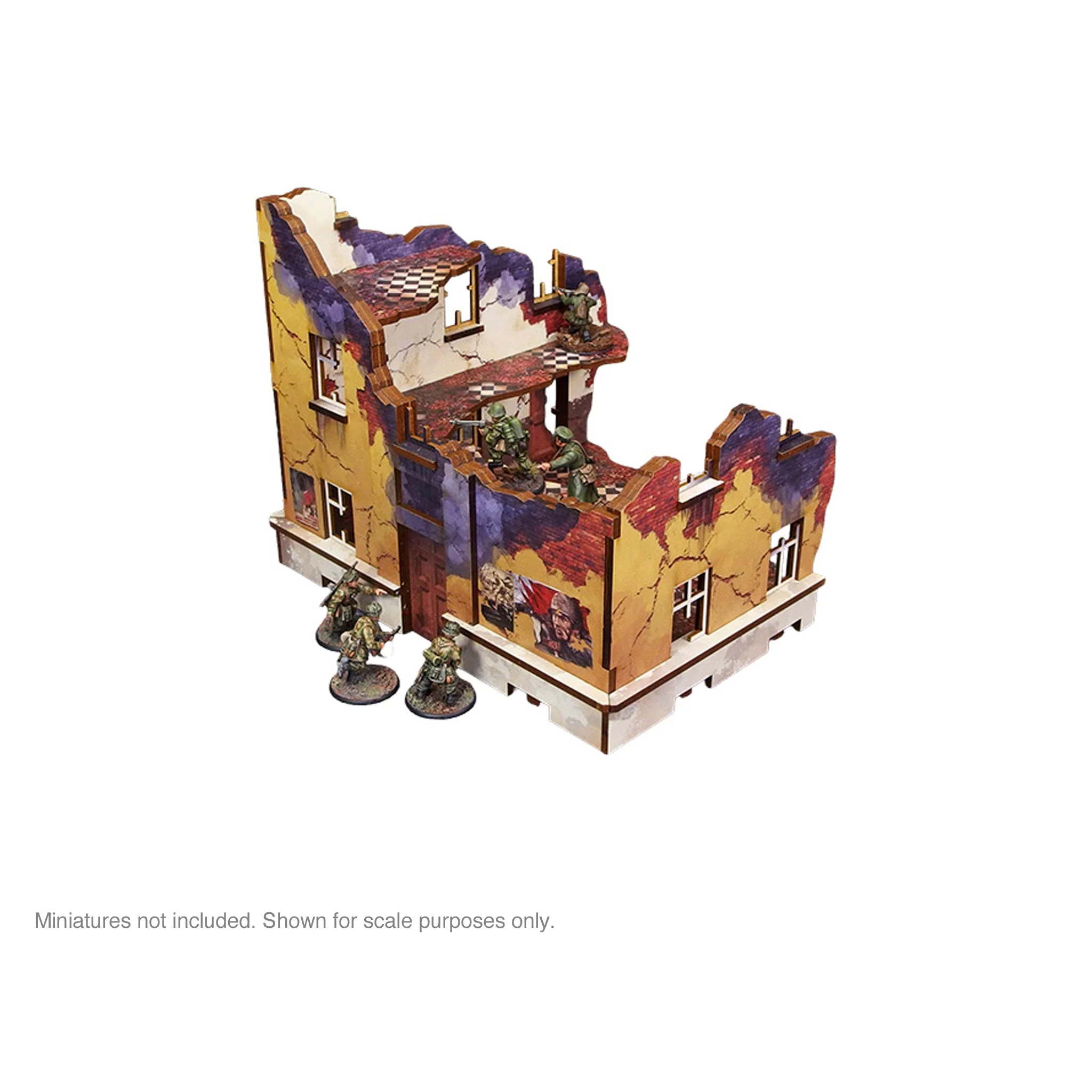 Pre-Painted WW2 Ostfront Stalingrad School Right (with 3rd floor) - Image 2
