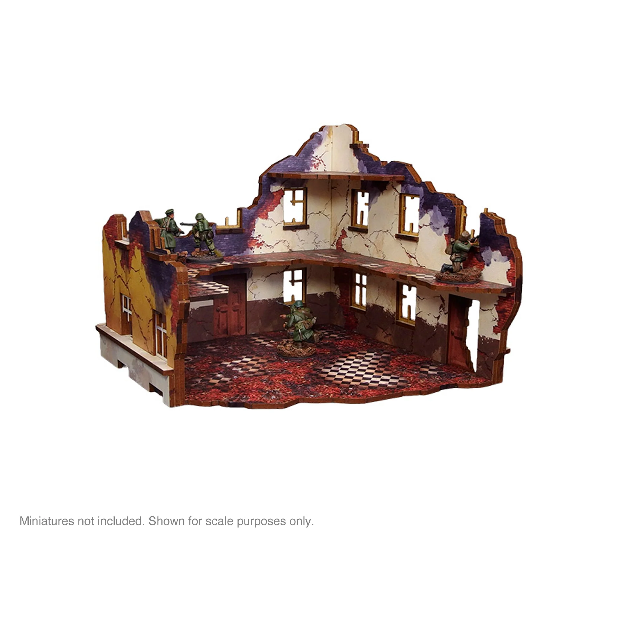 Pre-Painted WW2 Ostfront Stalingrad School Right (with 3rd floor) - Image 3