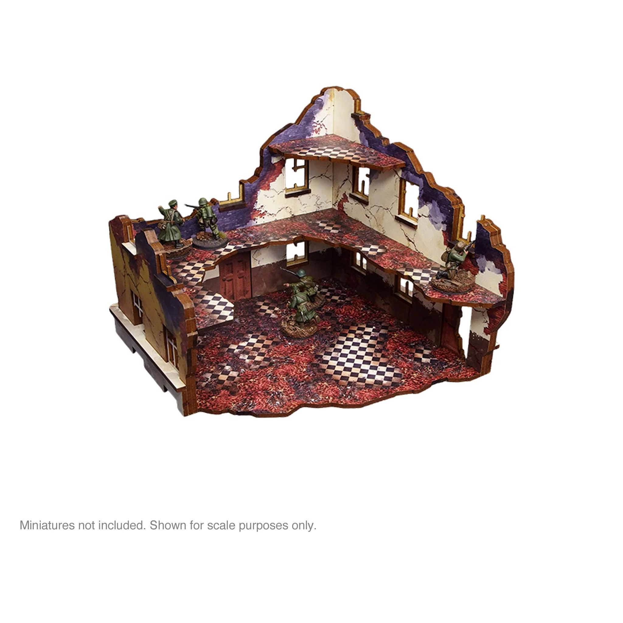 Pre-Painted WW2 Ostfront Stalingrad School Right (with 3rd floor) - Image 4