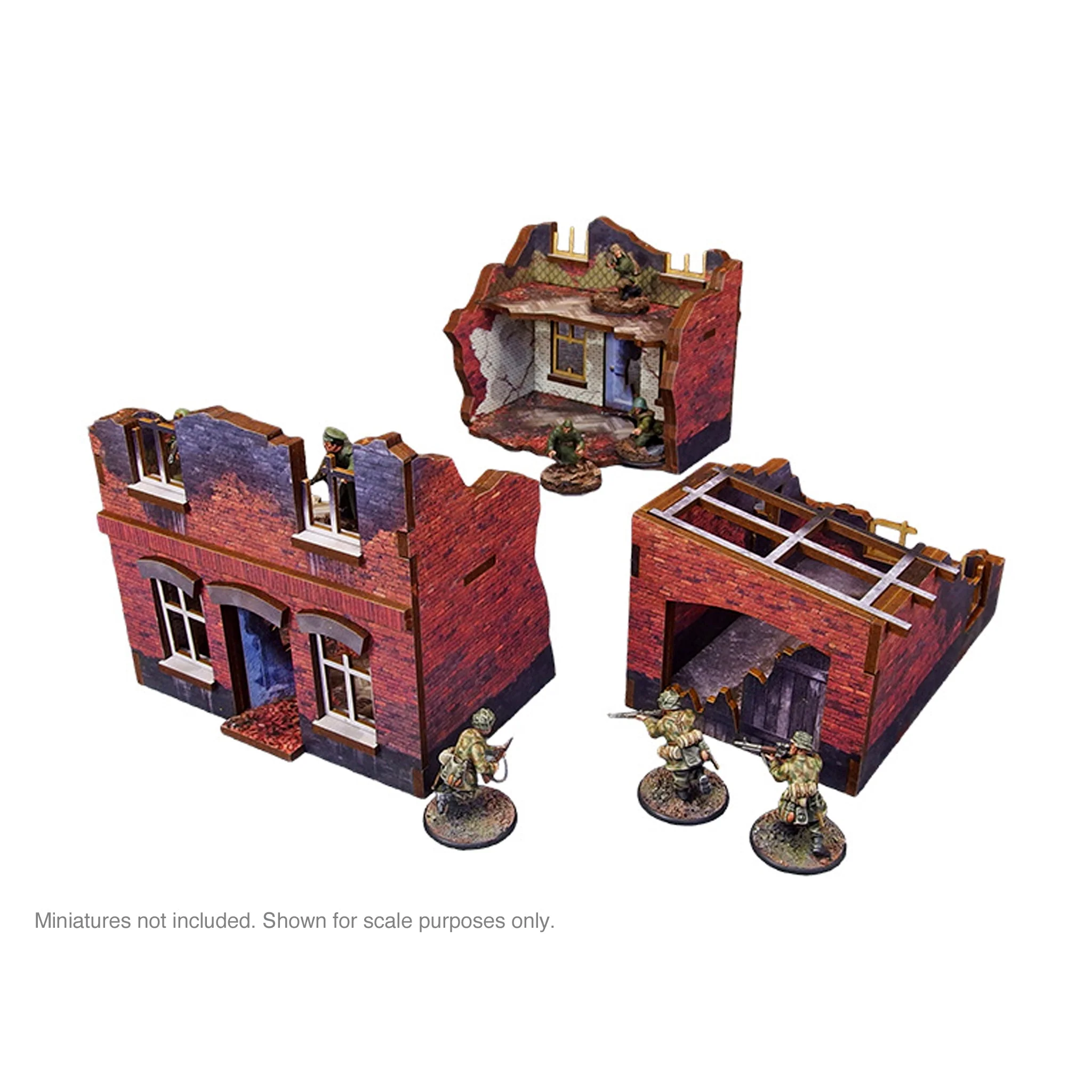 Pre-Painted WW2 Ostfront Stalingrad Small House (with garage) - Image 3