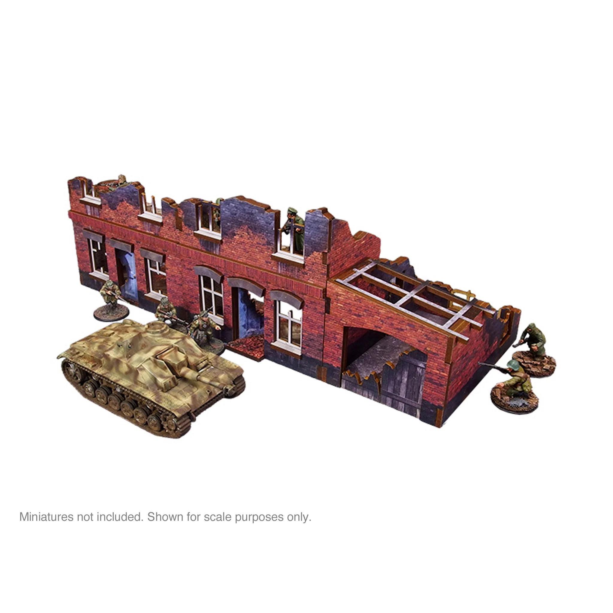 Pre-Painted WW2 Ostfront Stalingrad Small House (with garage) - Image 5
