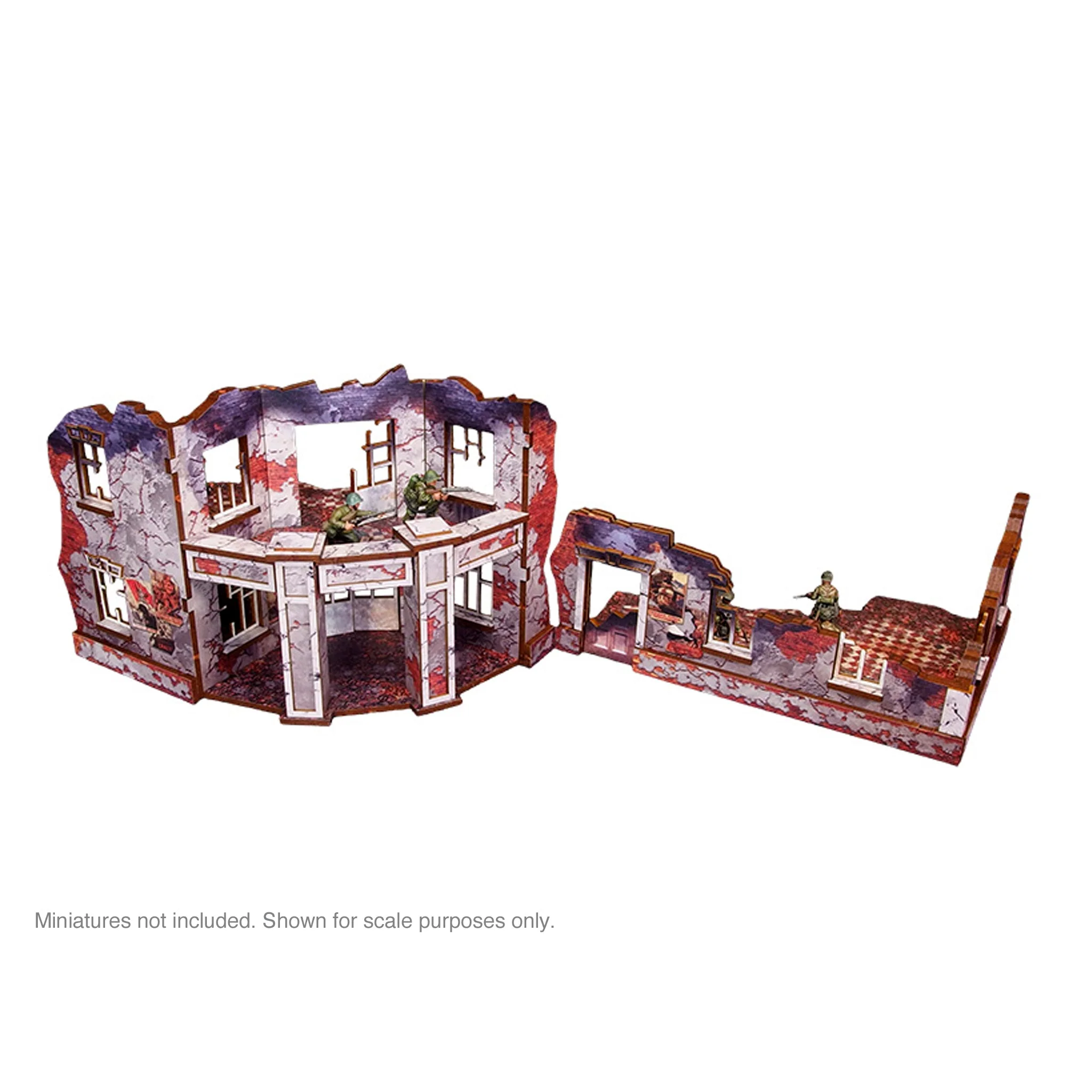 Pre-Painted WW2 Ostfront Stalingrad Univermag Front (with balcony) - Image 2