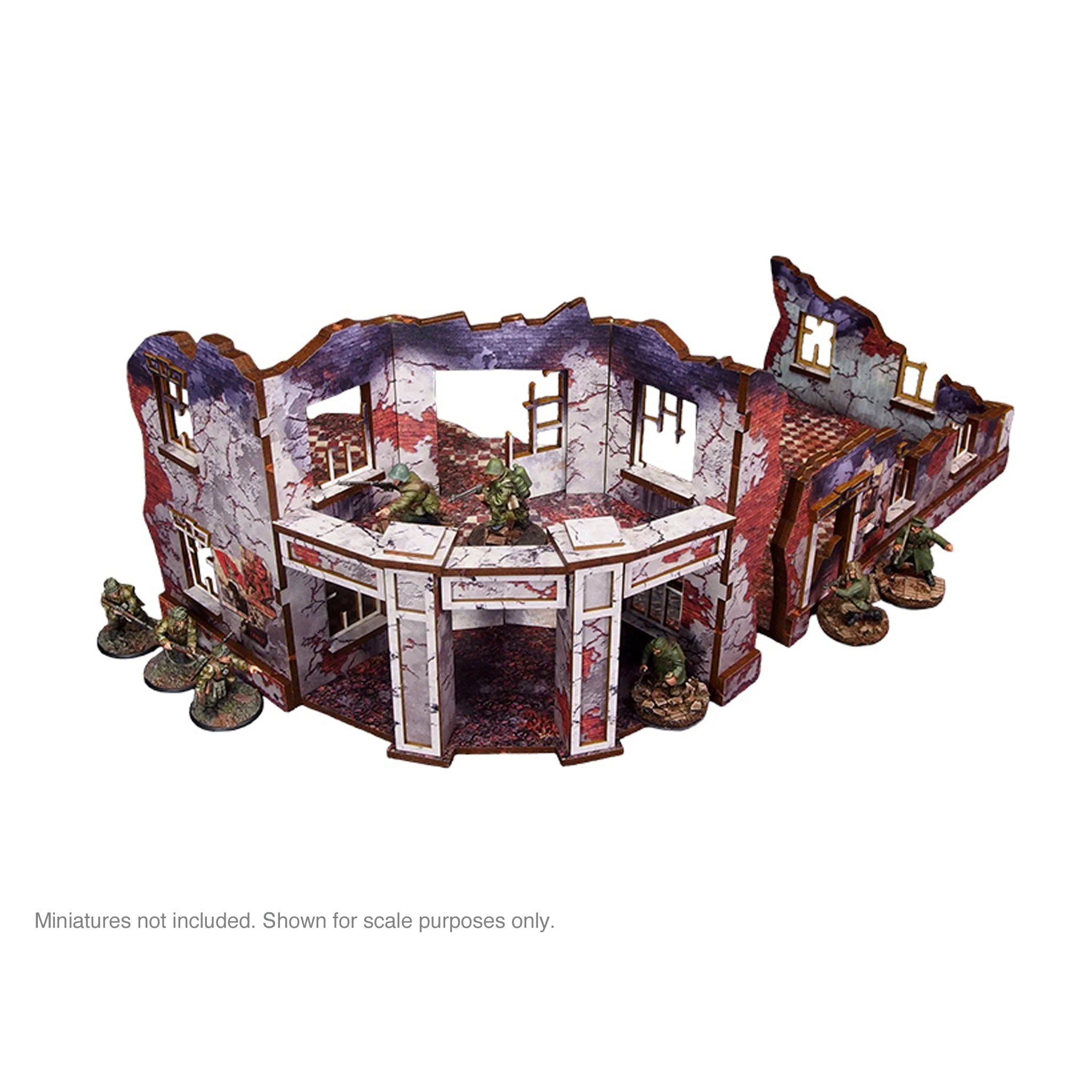 Pre-Painted WW2 Ostfront Stalingrad Univermag Front (with balcony) - Image 3