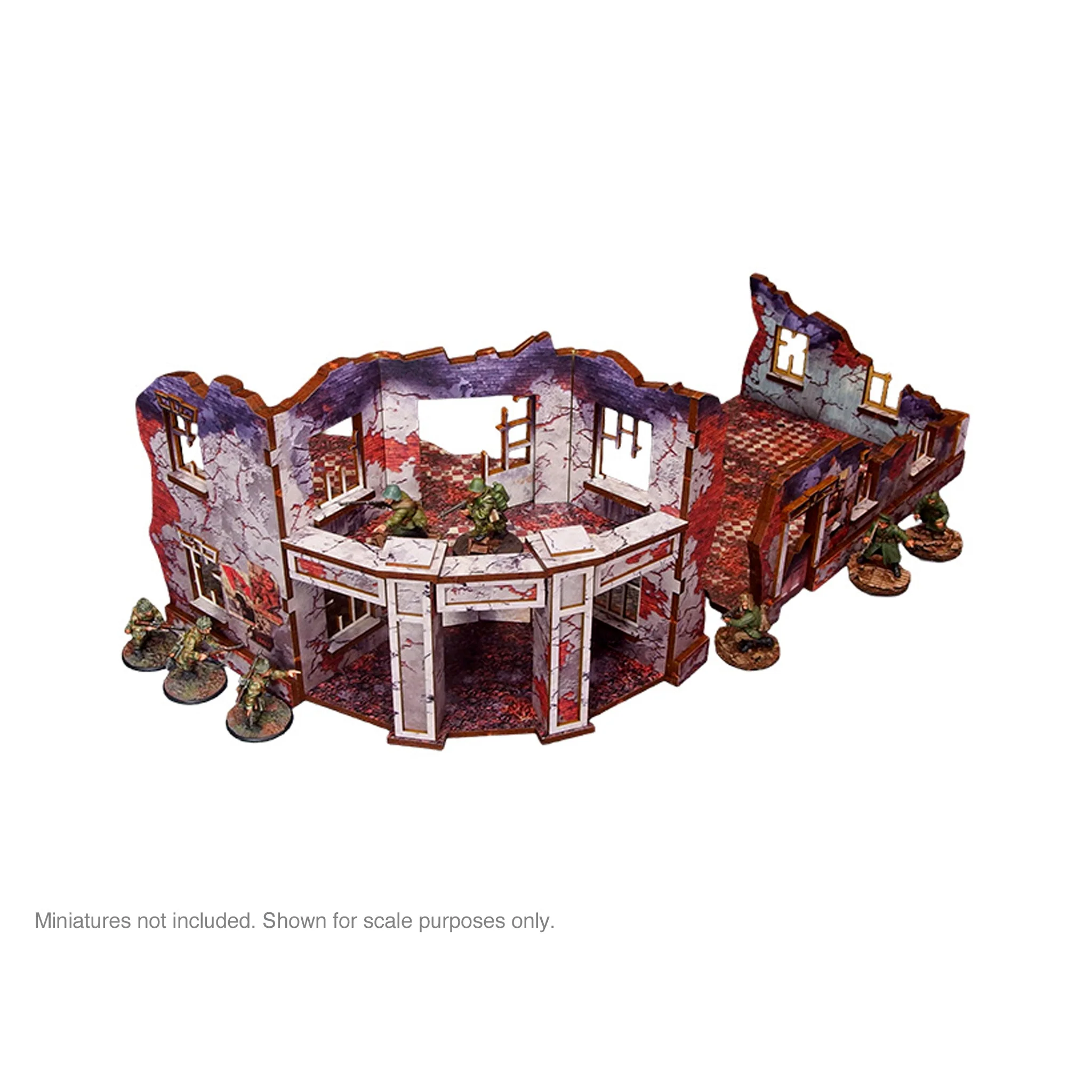 Pre-Painted WW2 Ostfront Stalingrad Univermag Front (with balcony) - Image 4