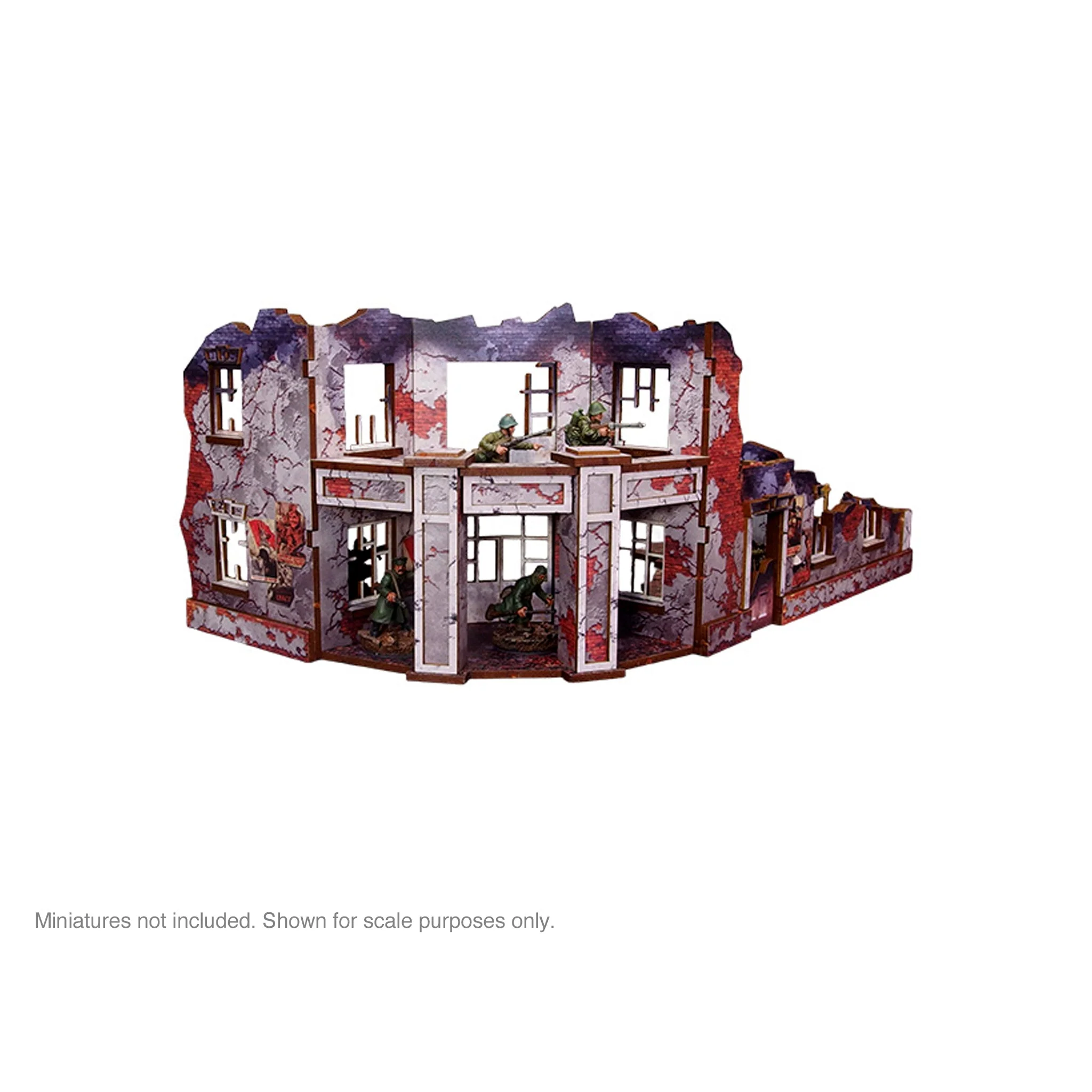 Pre-Painted WW2 Ostfront Stalingrad Univermag Front (with balcony) - Image 5