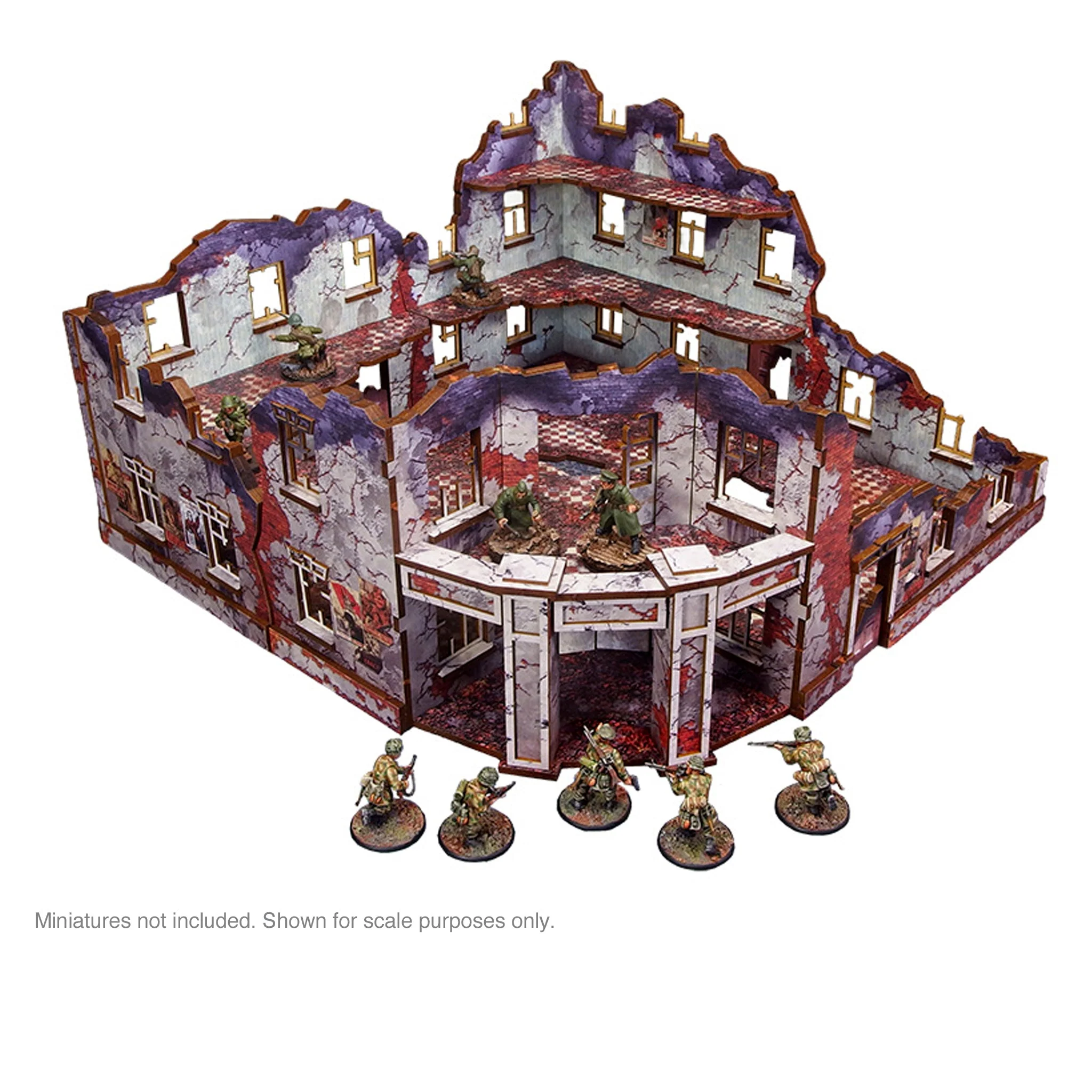 Pre-Painted WW2 Ostfront Stalingrad Univermag Front (with balcony) - Image 6