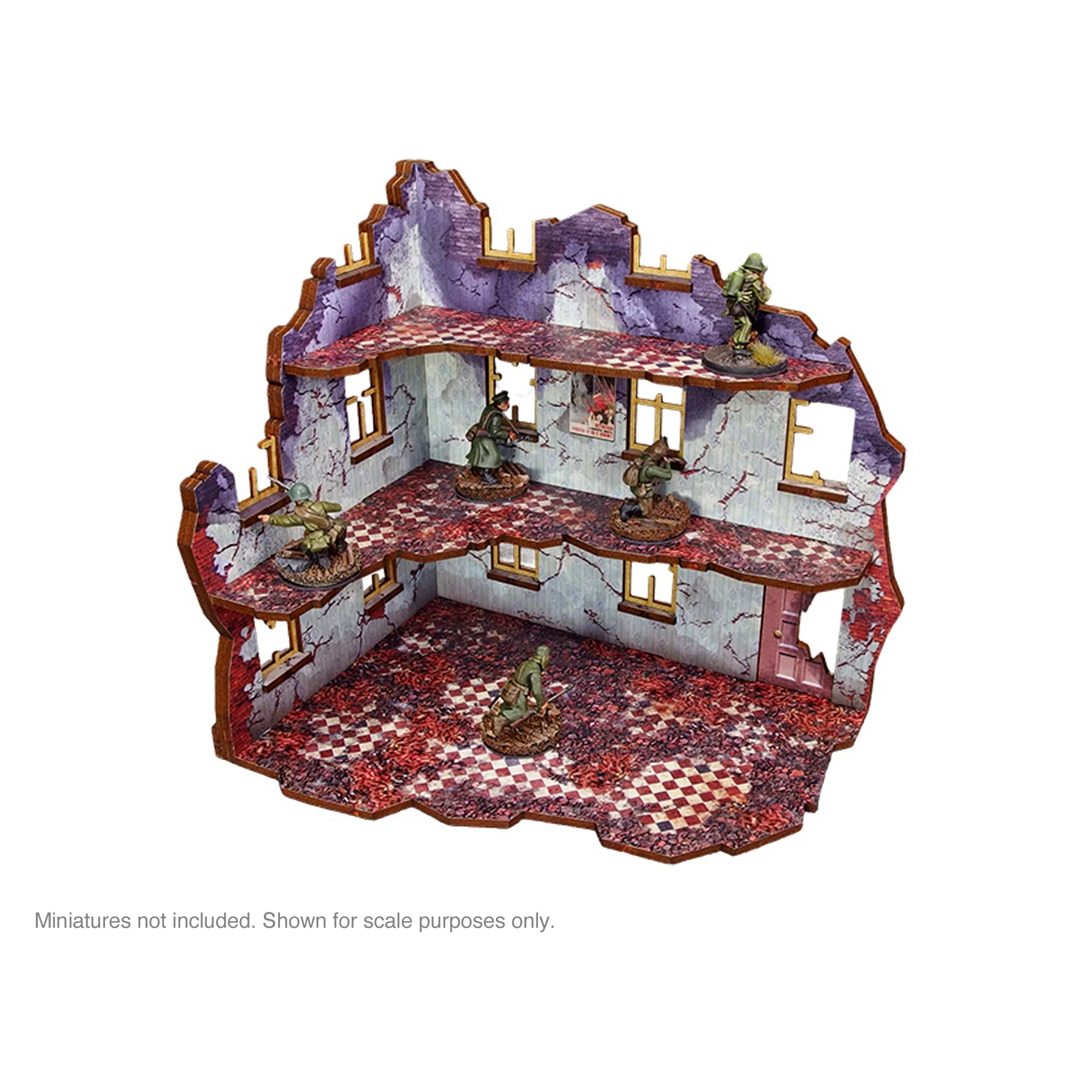 Pre-Painted WW2 Ostfront Stalingrad Univermag Left (with 3rd floor) - Image 2