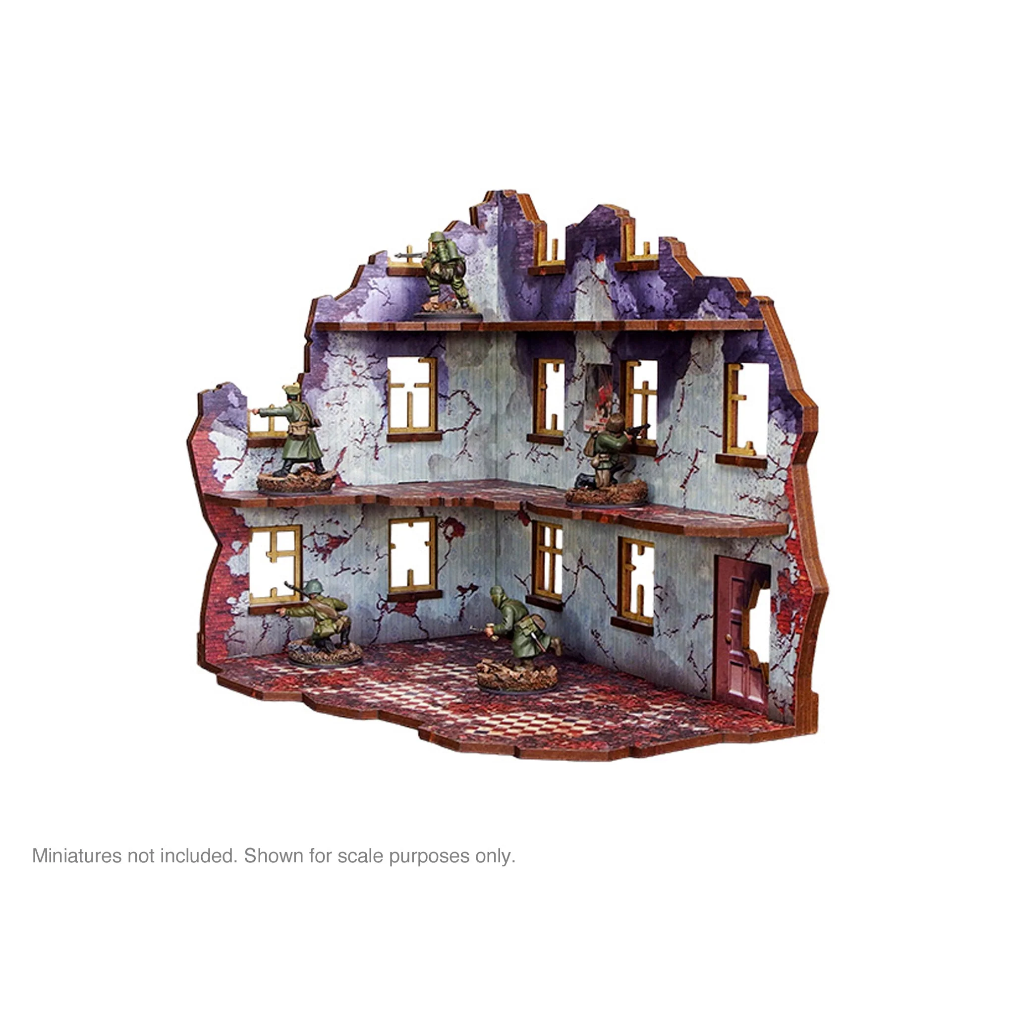 Pre-Painted WW2 Ostfront Stalingrad Univermag Left (with 3rd floor) - Image 3