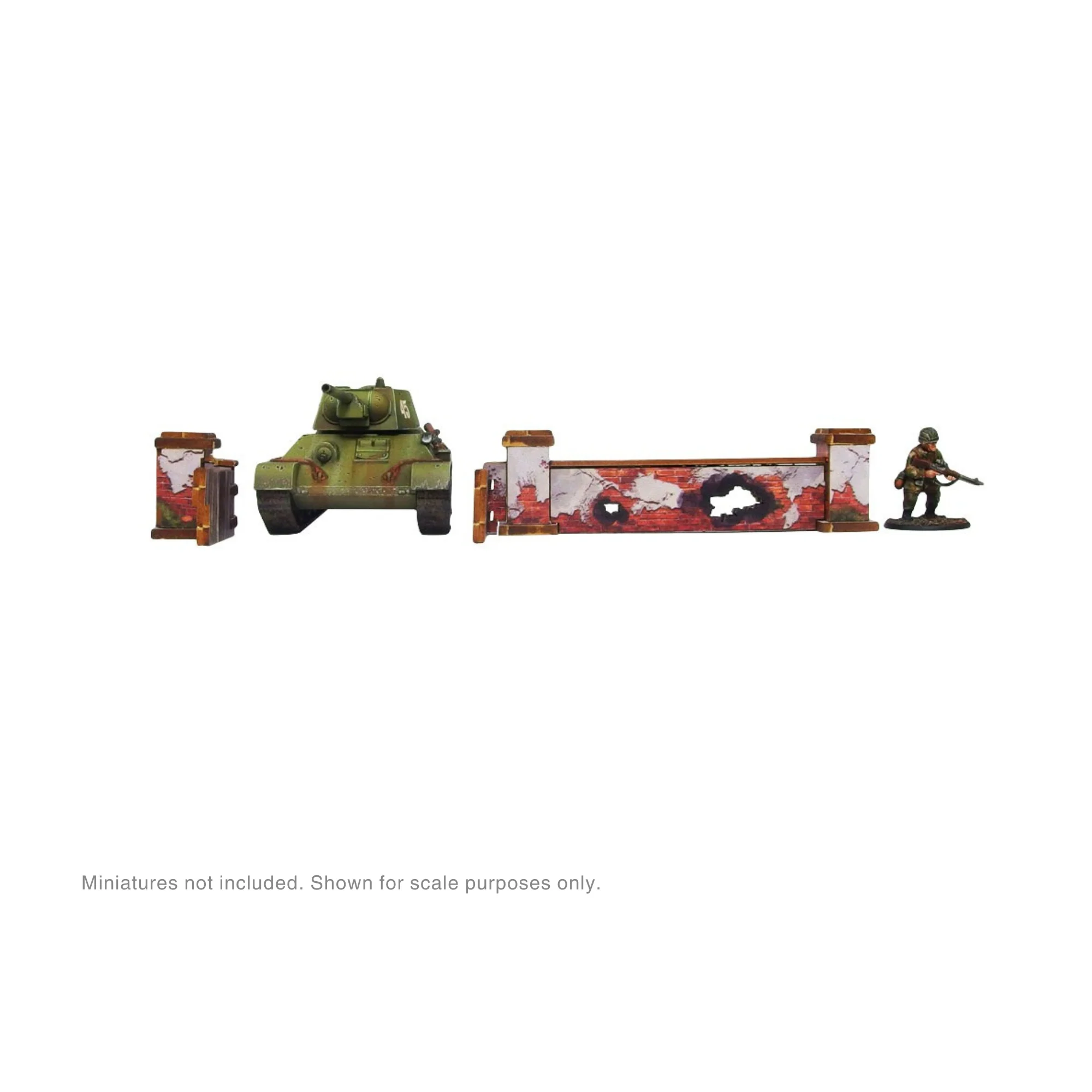 Pre-Painted WW2 Ostfront Stalingrad Walls Low - Image 2