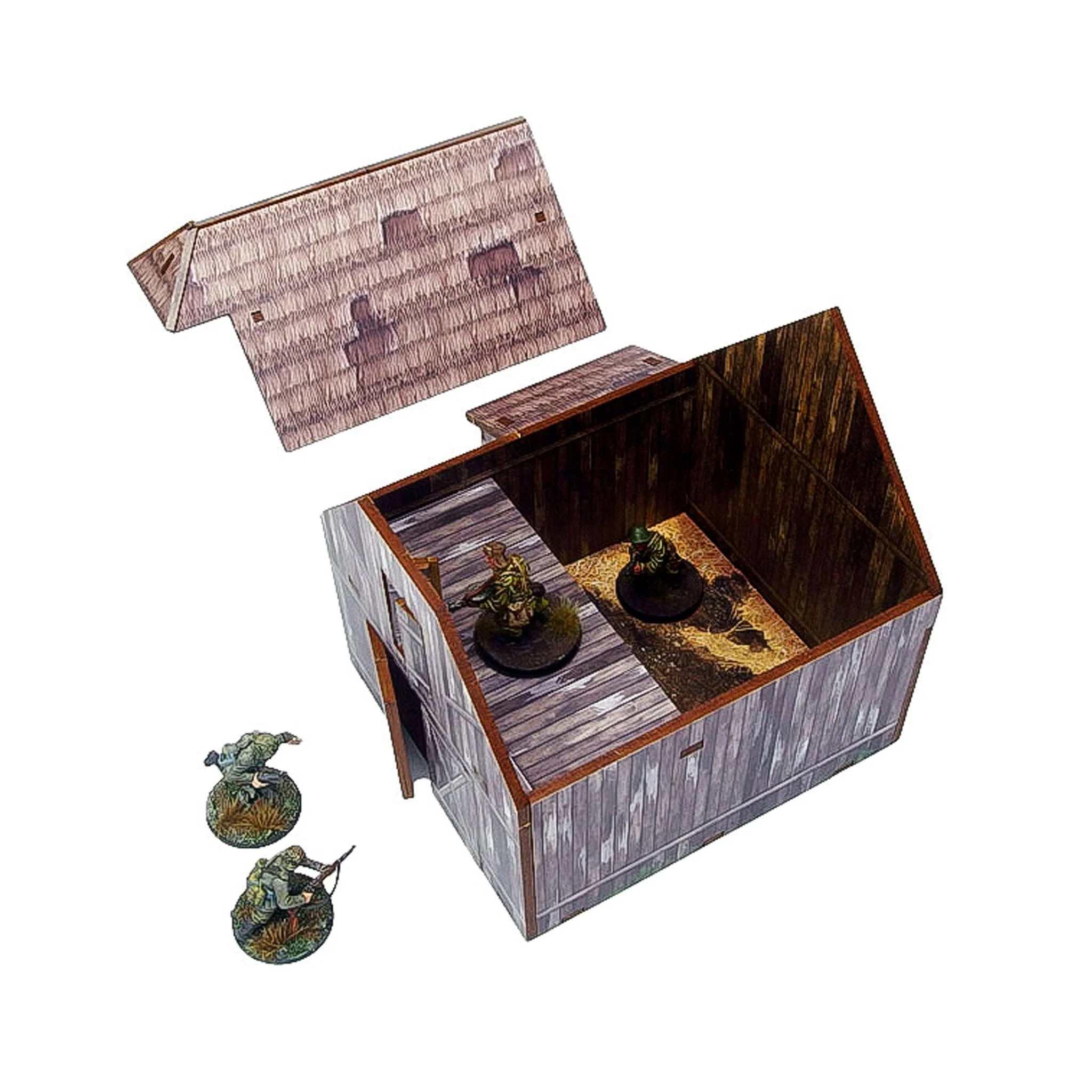 Pre-Painted WW2 Ostfront Village Barn - Image 4