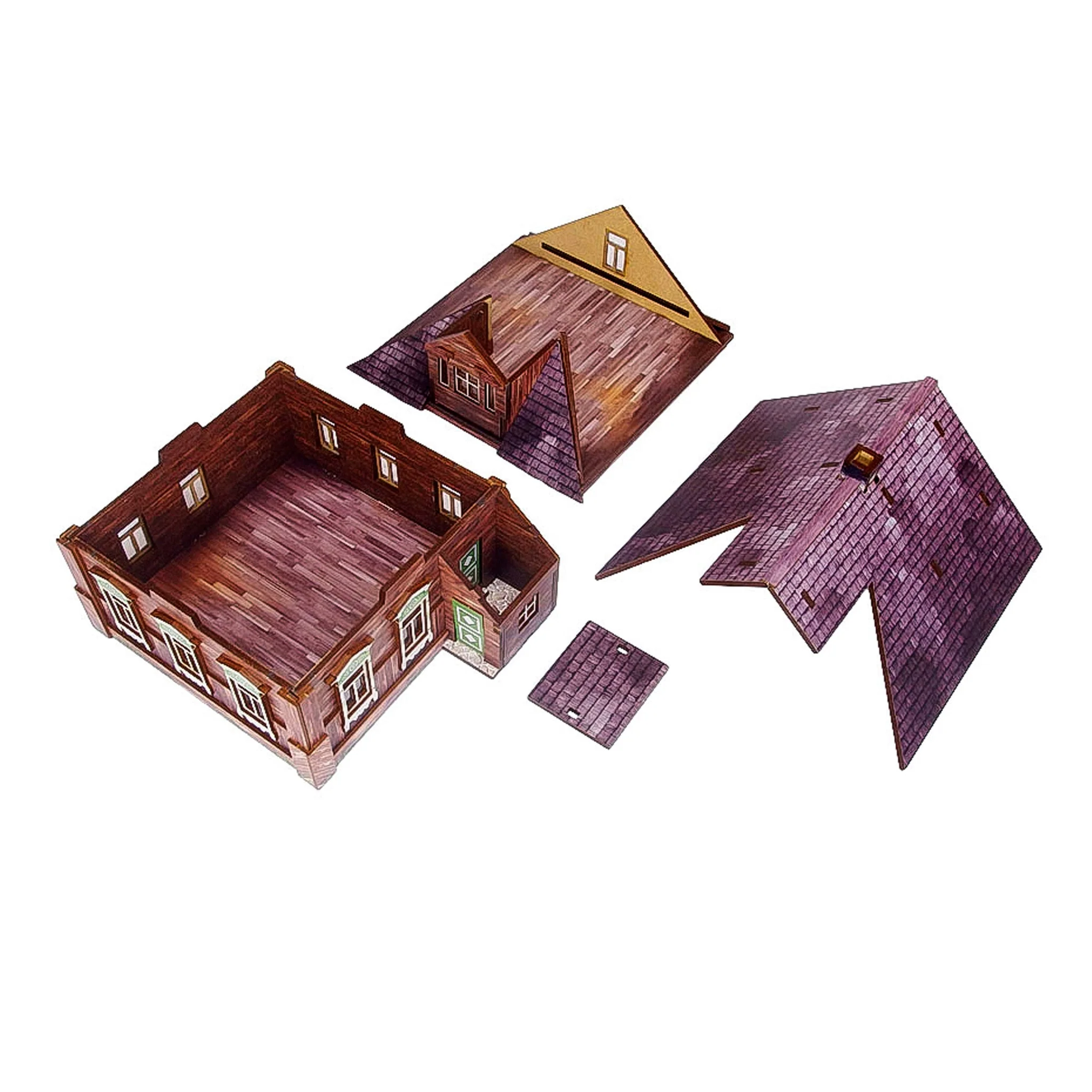 Pre-Painted WW2 Ostfront Village Forester's Dacha - Image 4