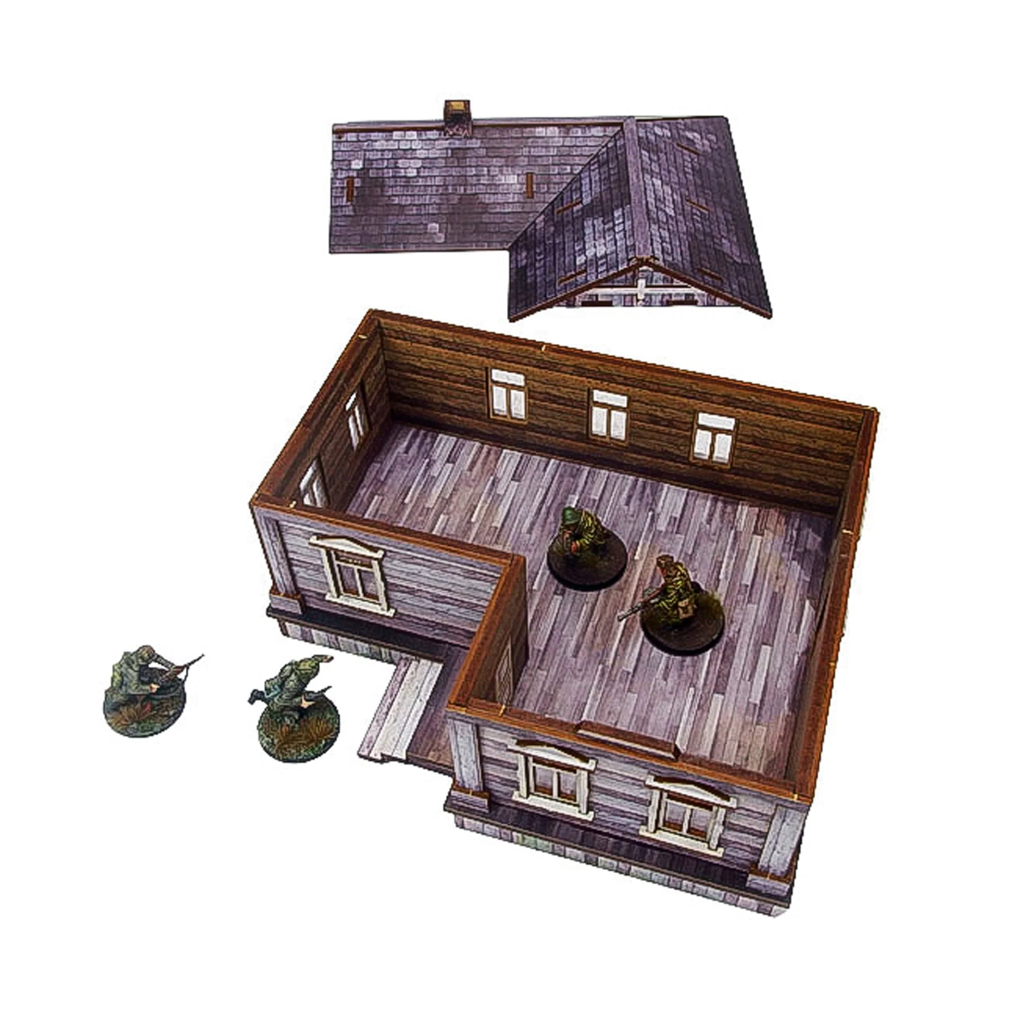 Pre-Painted WW2 Ostfront Village Iwan's House - Image 4