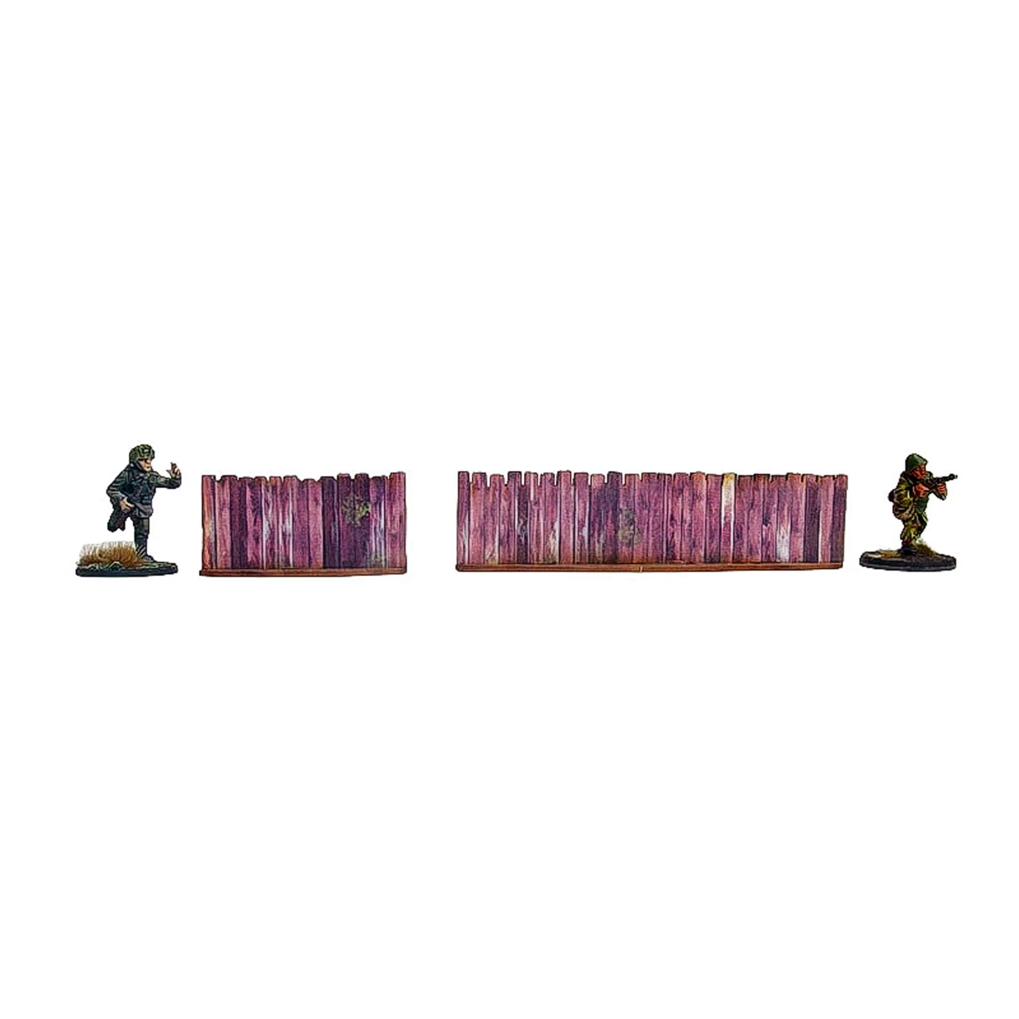 Pre-Painted WW2 Ostfront Village Low Fence - Image 3