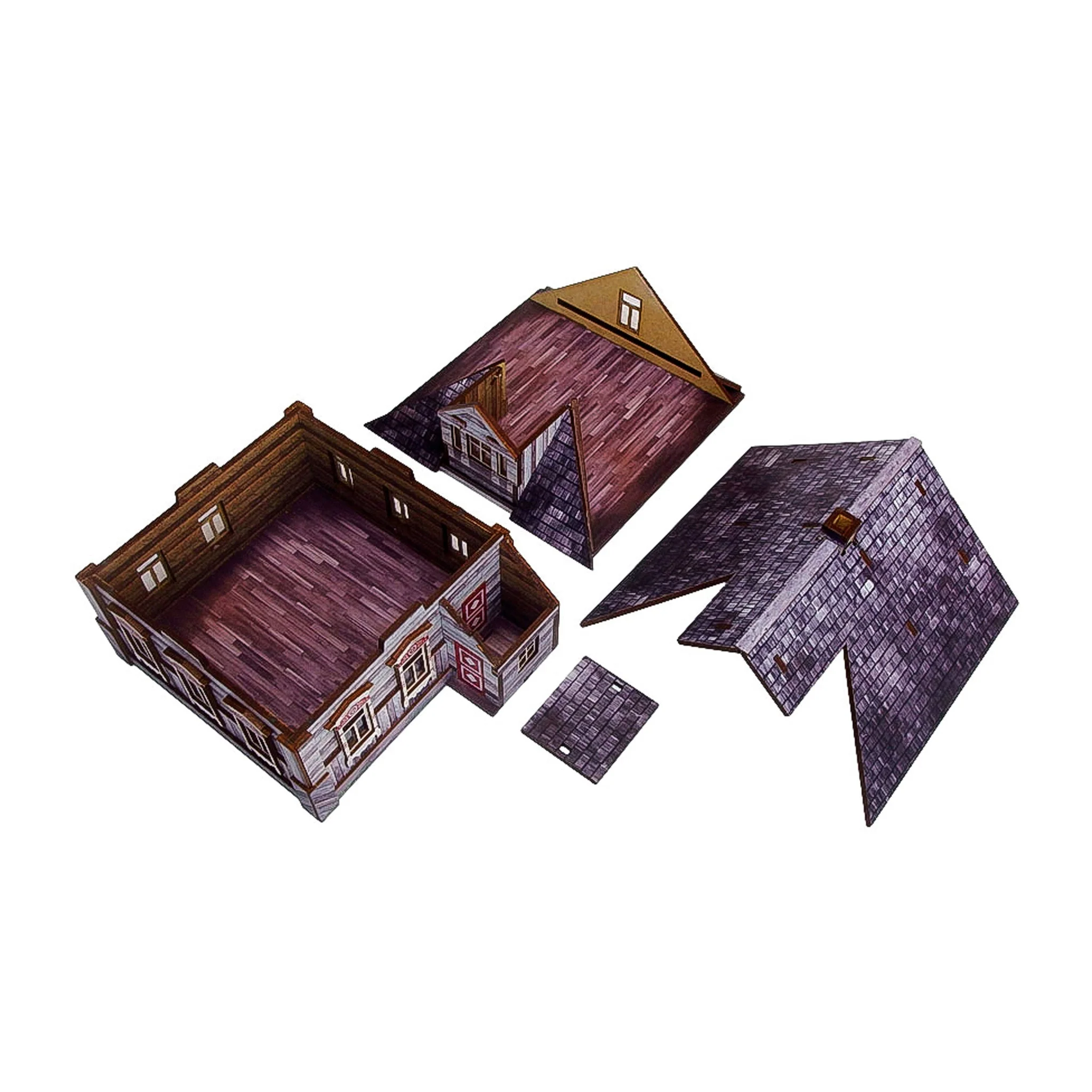Pre-Painted WW2 Ostfront Village Whitewashed Dacha - Image 4