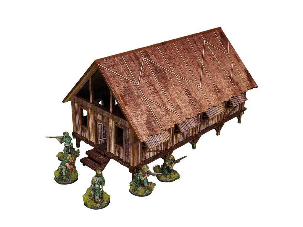 Pre-Painted WW2 Pacific Barracks (1) - Image 6