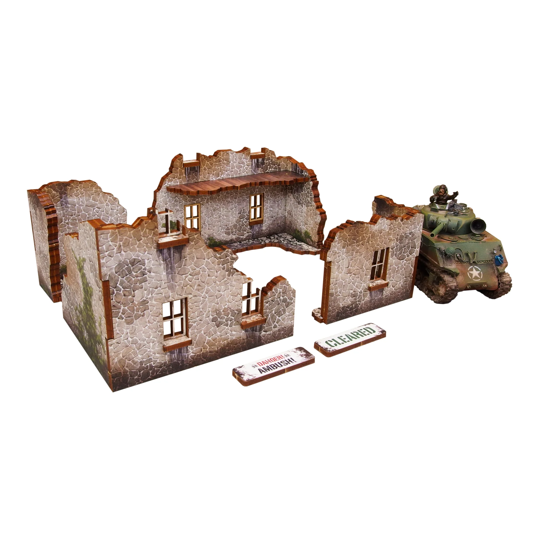 Pre-Painted WW2 Ruin 1 - Image 2