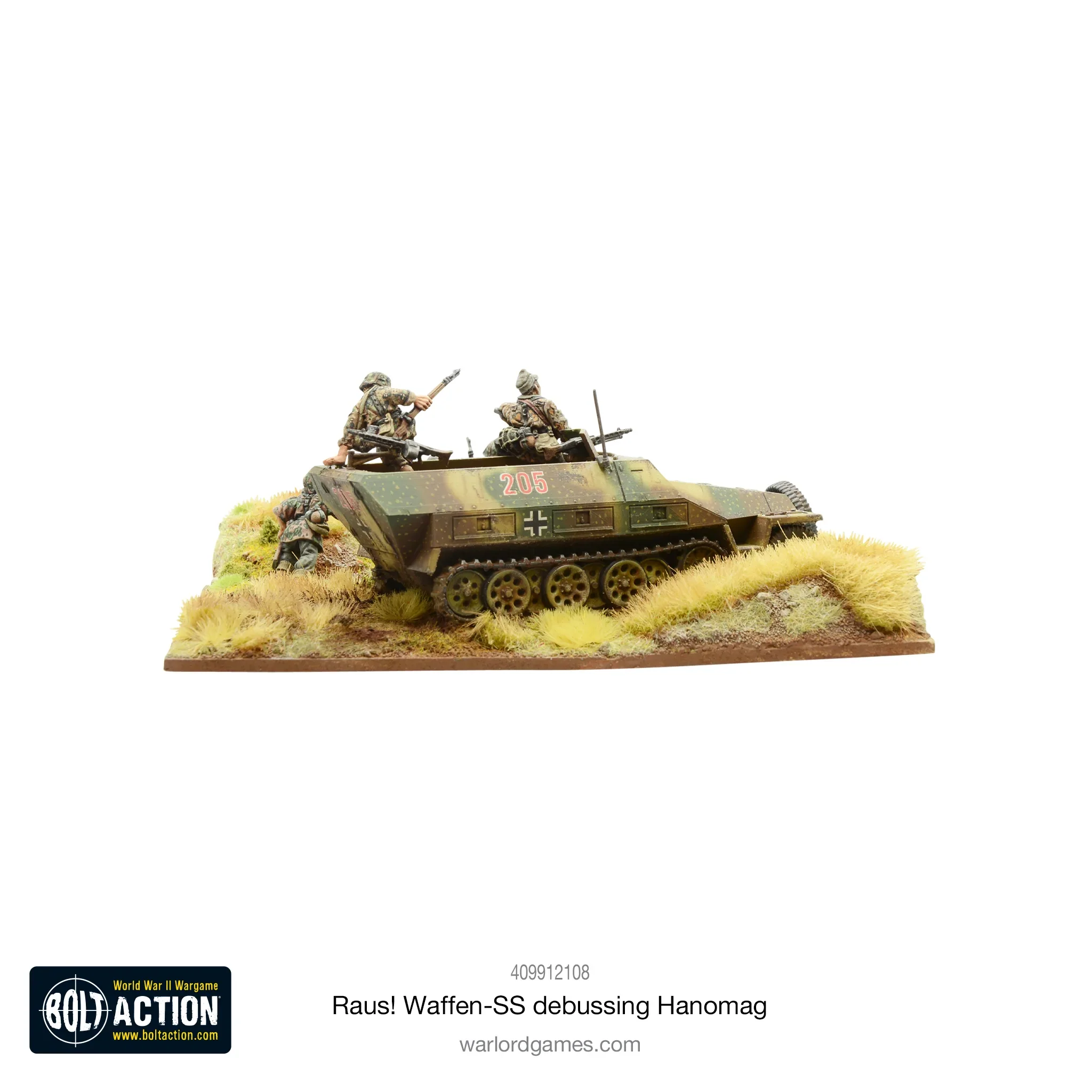 RAUS! Waffen-SS debussing Hanomag - Image 3